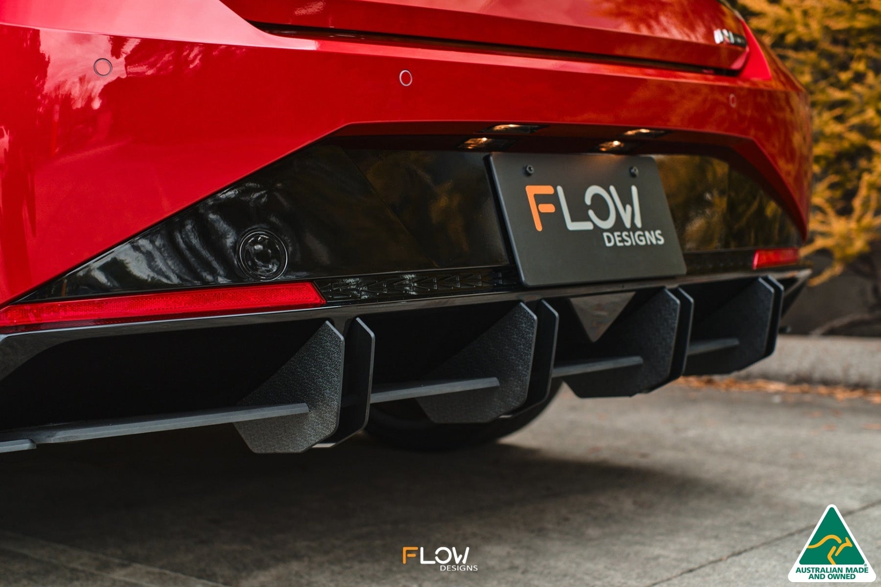 Flow Designs CN7 Elantra N Line Sedan 2020 Flow-Lock Rear Diffuser - iilumolab