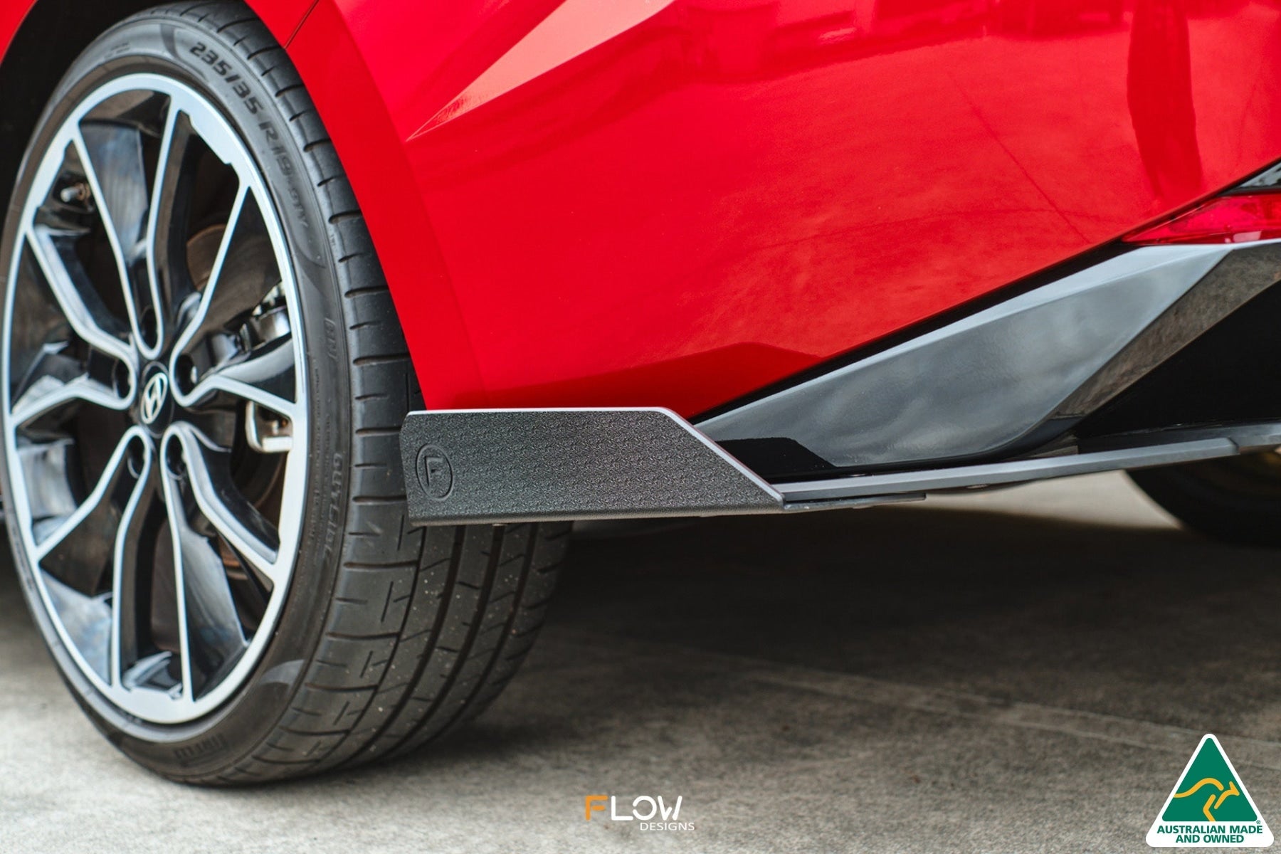 Flow Designs CN7 Elantra N Line Sedan 2020 Rear Spat Winglets (Pair) - iilumolab