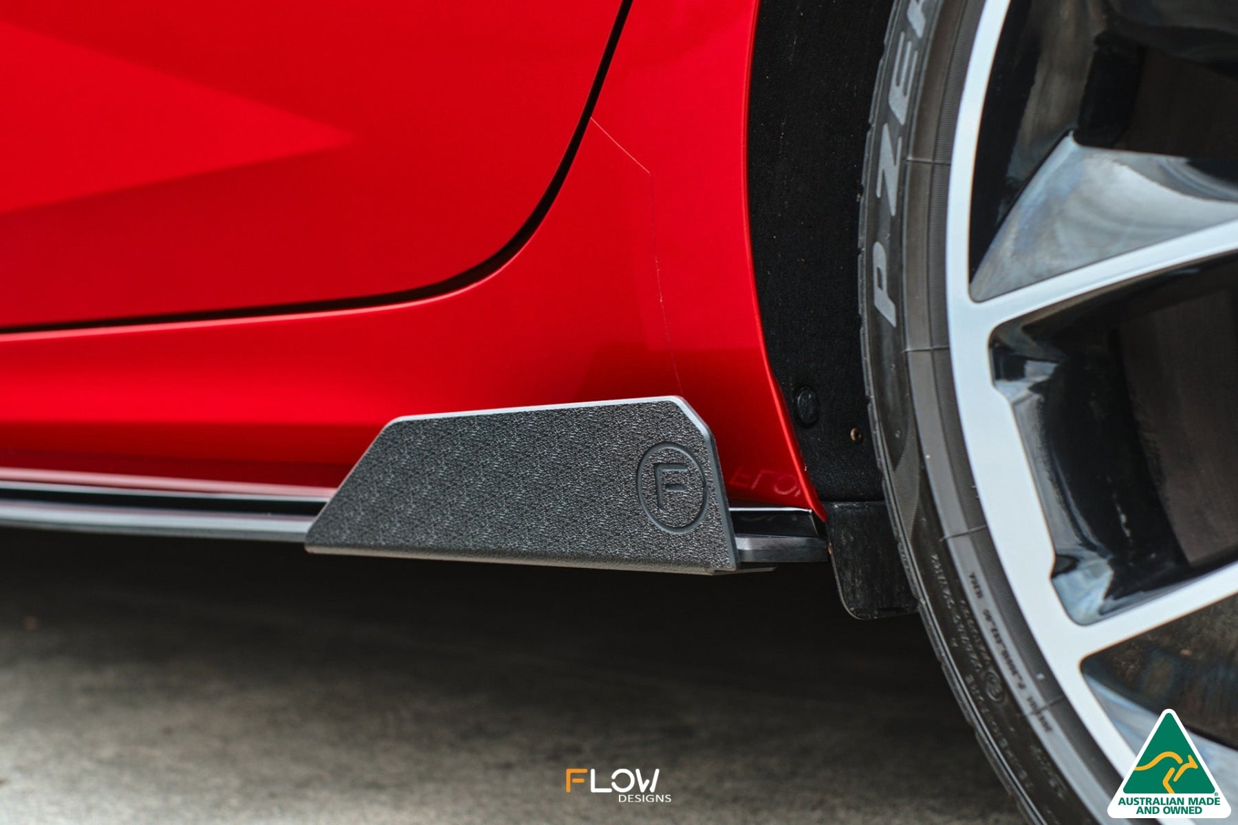 Flow Designs CN7 i30 N Line Sedan 2020 - 2022 Side Skirt Splitter Winglets (Pair) - iilumolab