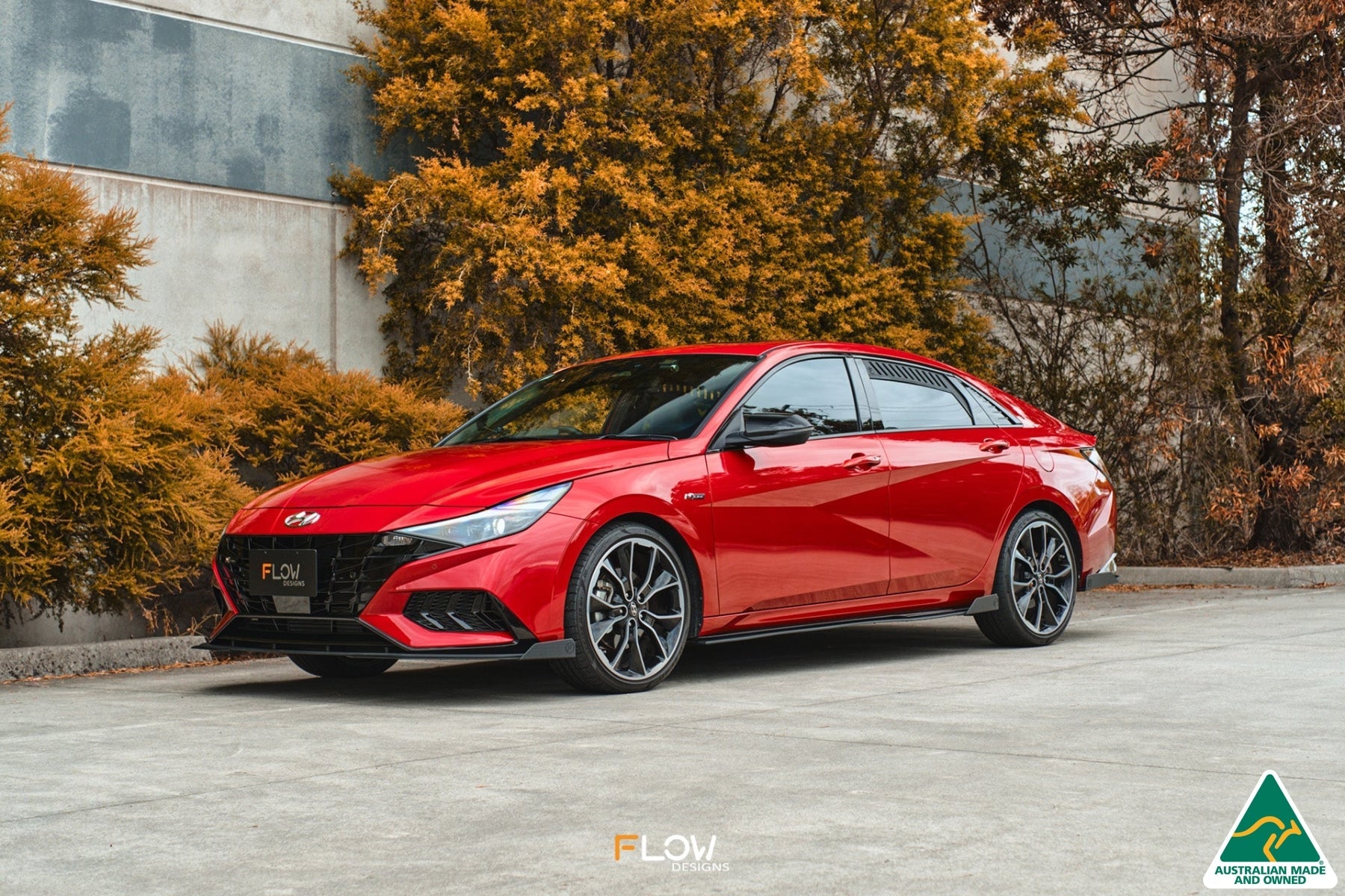 Flow Designs CN7 Elantra N Line Sedan 2020 Side Skirt Splitters (Pair) - iilumolab