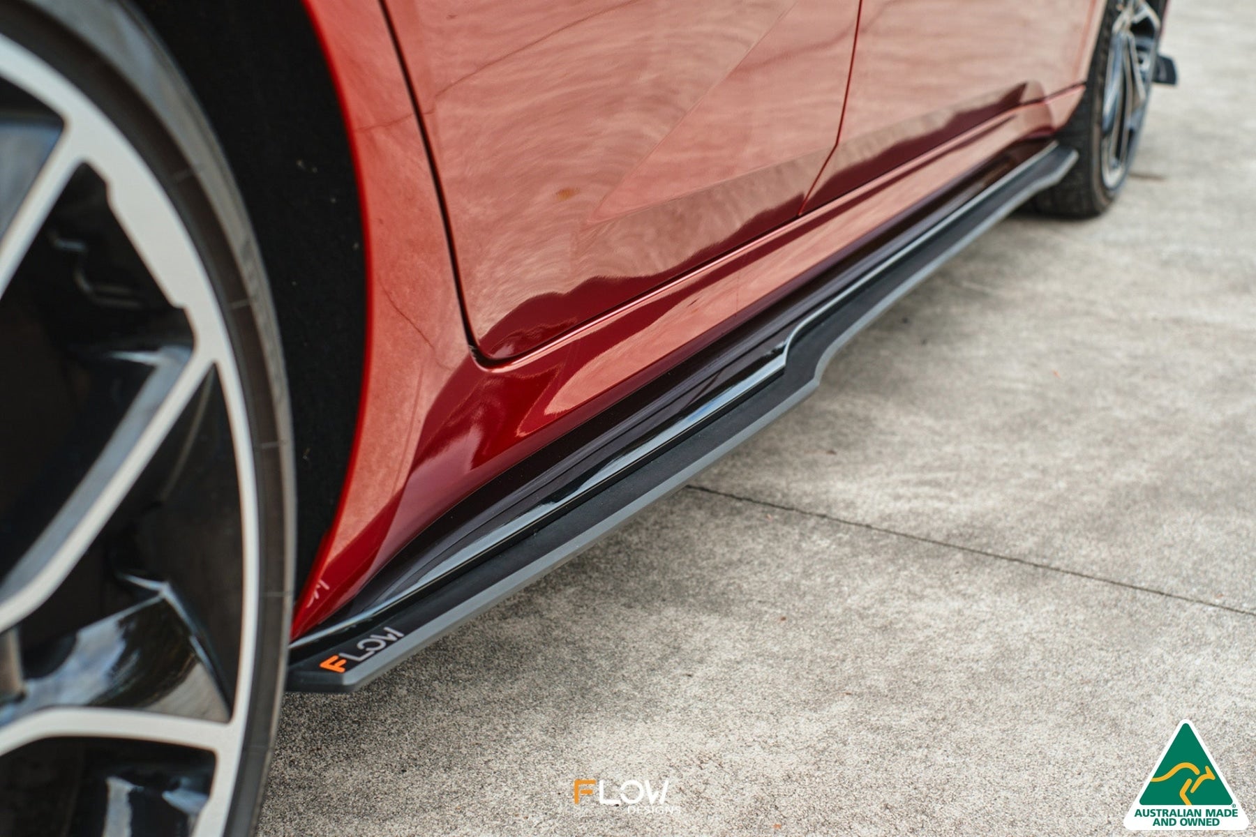 Flow Designs CN7 Elantra N Line Sedan 2020 Side Skirt Splitters (Pair) - iilumolab