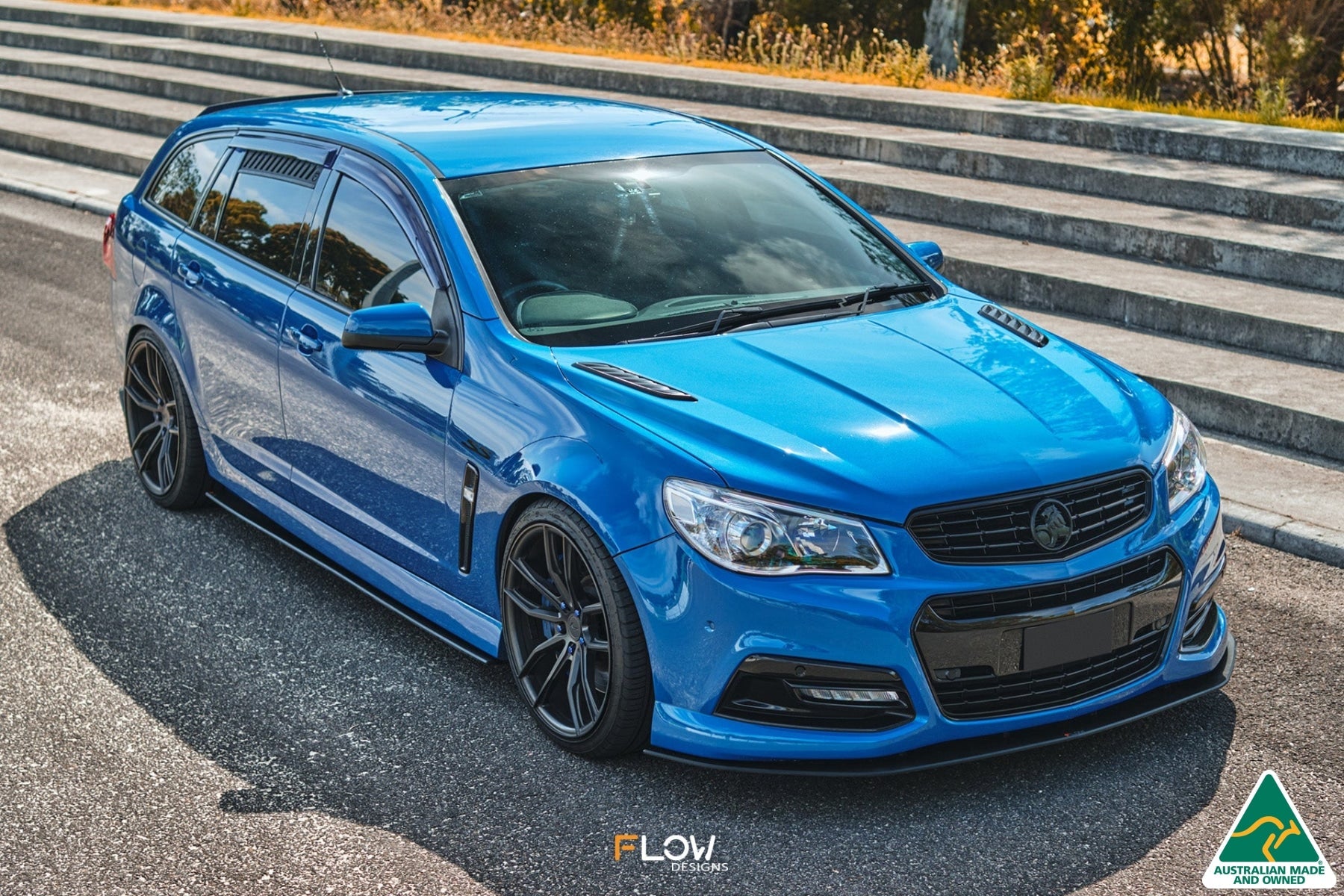 Flow Designs VF Commodore S1 Wagon Front Lip Splitter - iilumolab