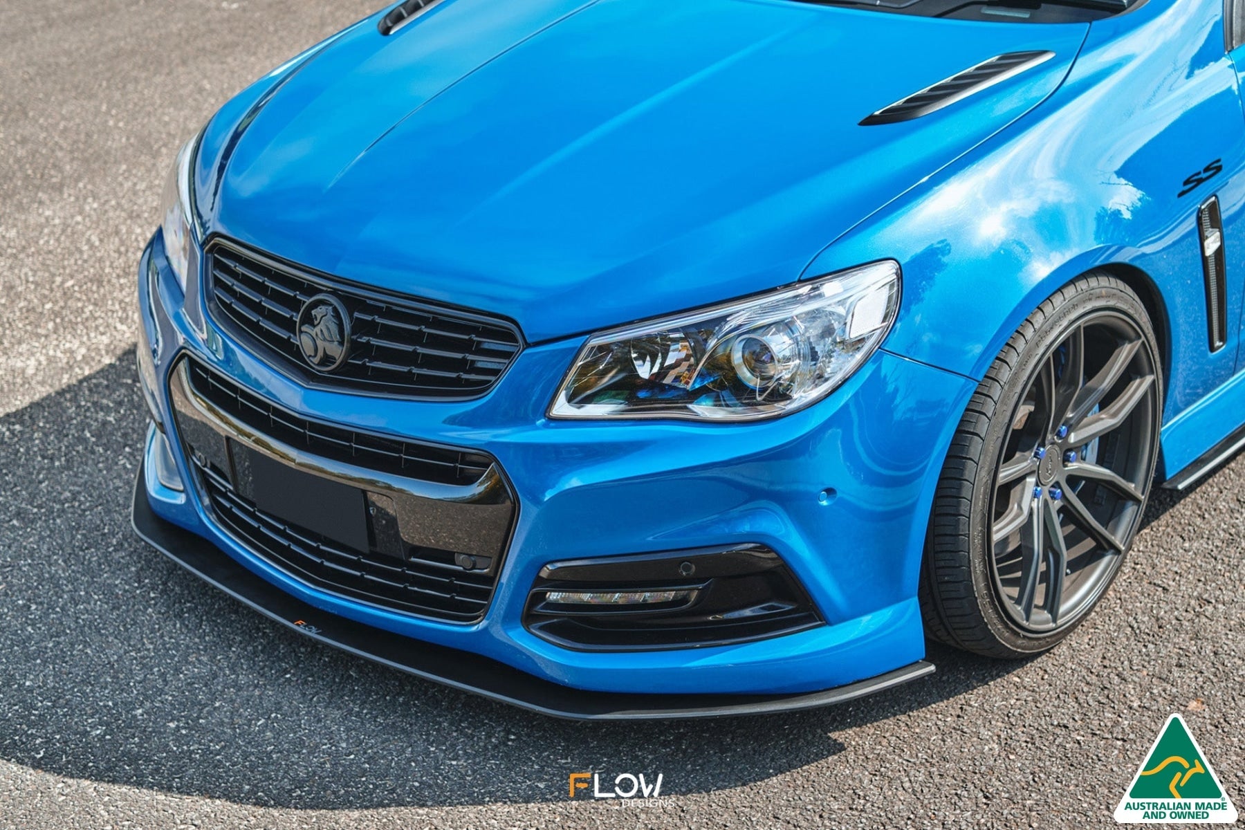 Flow Designs VF Commodore S1 Wagon Front Lip Splitter - iilumolab