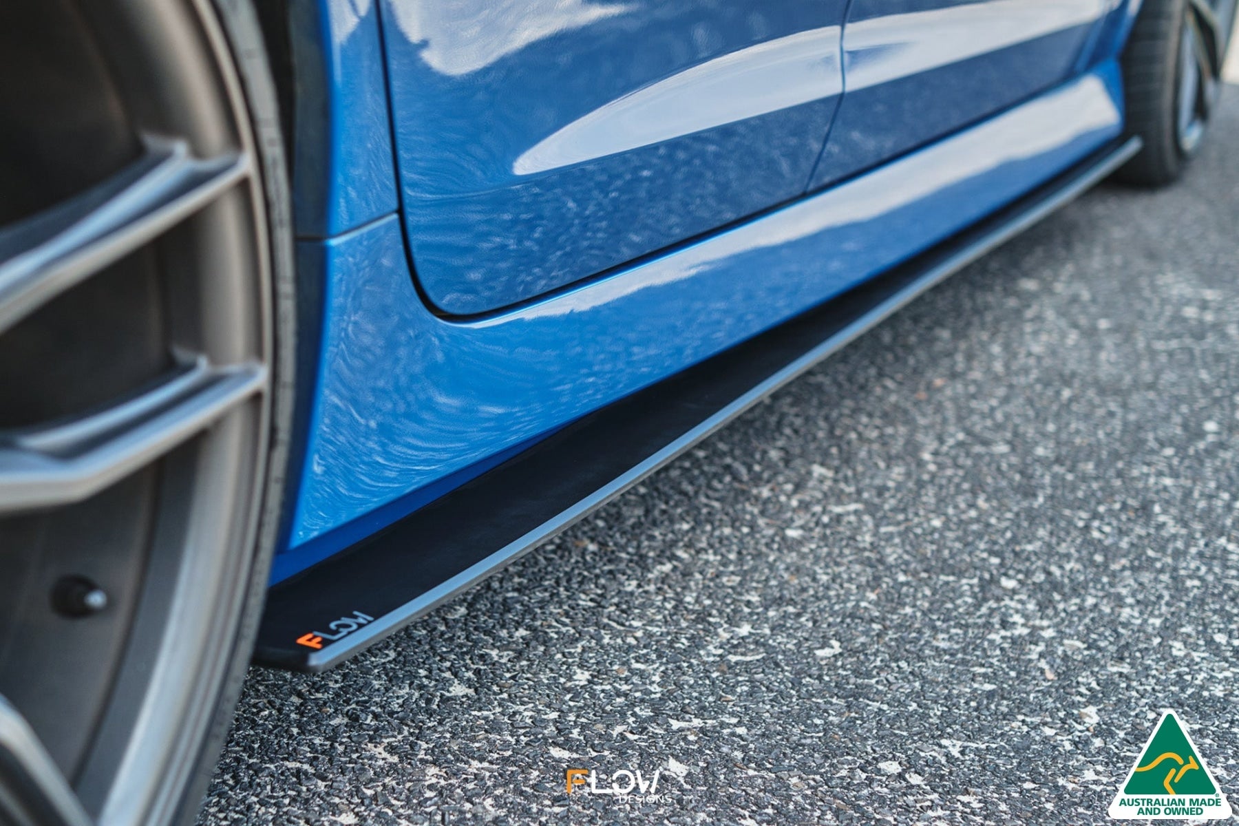 Flow Designs VF Commodore S1 Wagon Side Skirt Splitters (Pair) - iilumolab