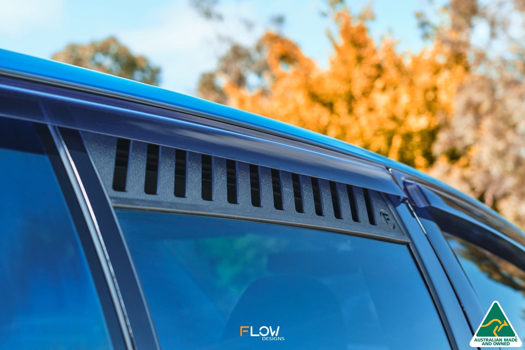 Flow Designs VF Commodore Wagon Rear Window Vents (Pair)