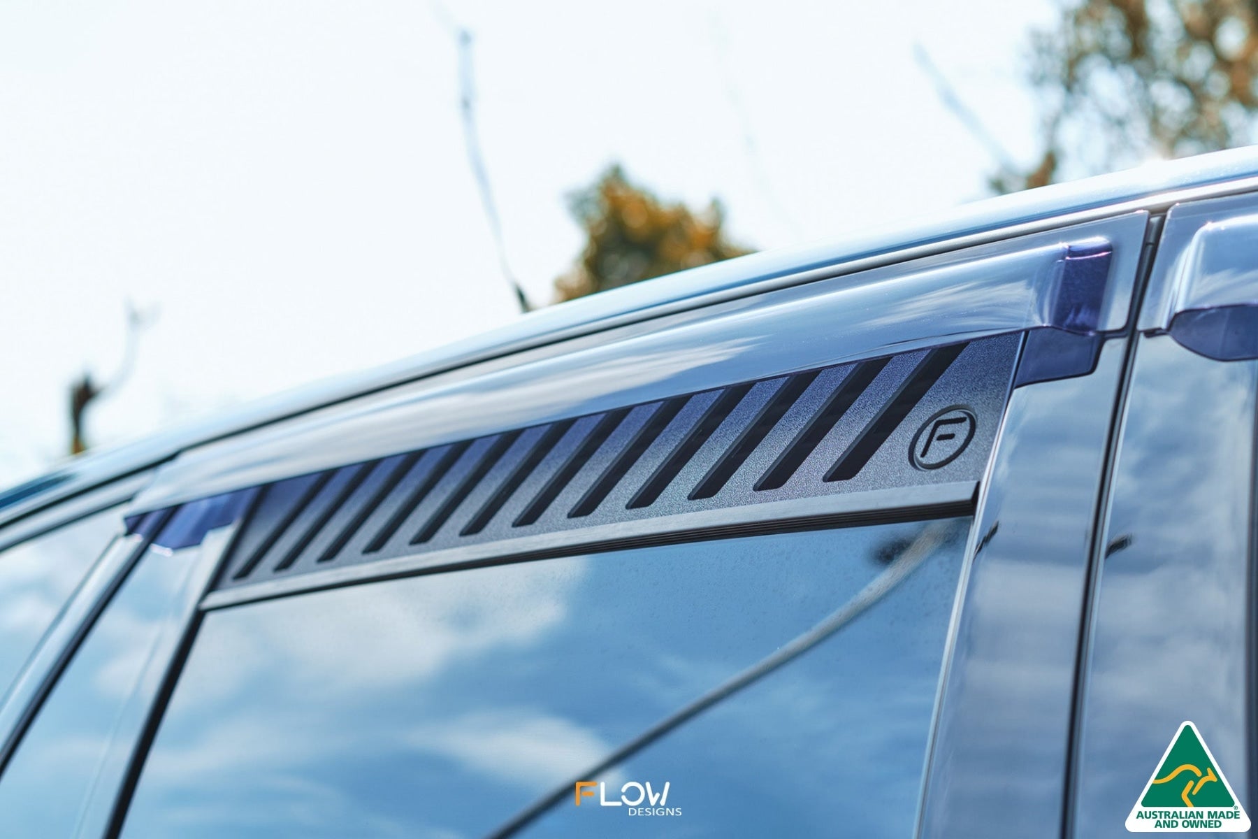 Flow Designs VF Commodore Wagon Rear Window Vents (Pair)