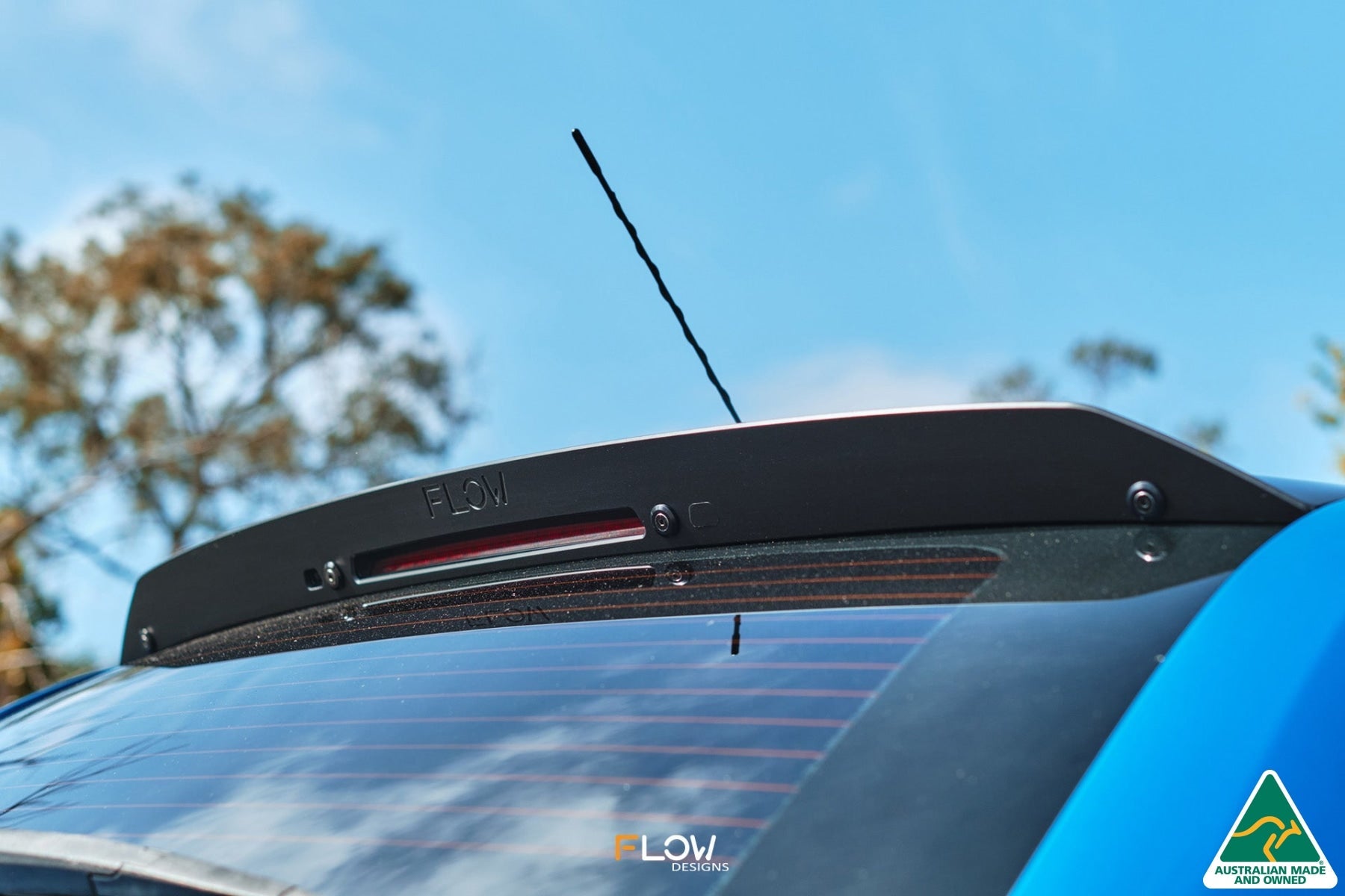 Flow Designs VF Commodore Wagon Rear Spoiler Extension