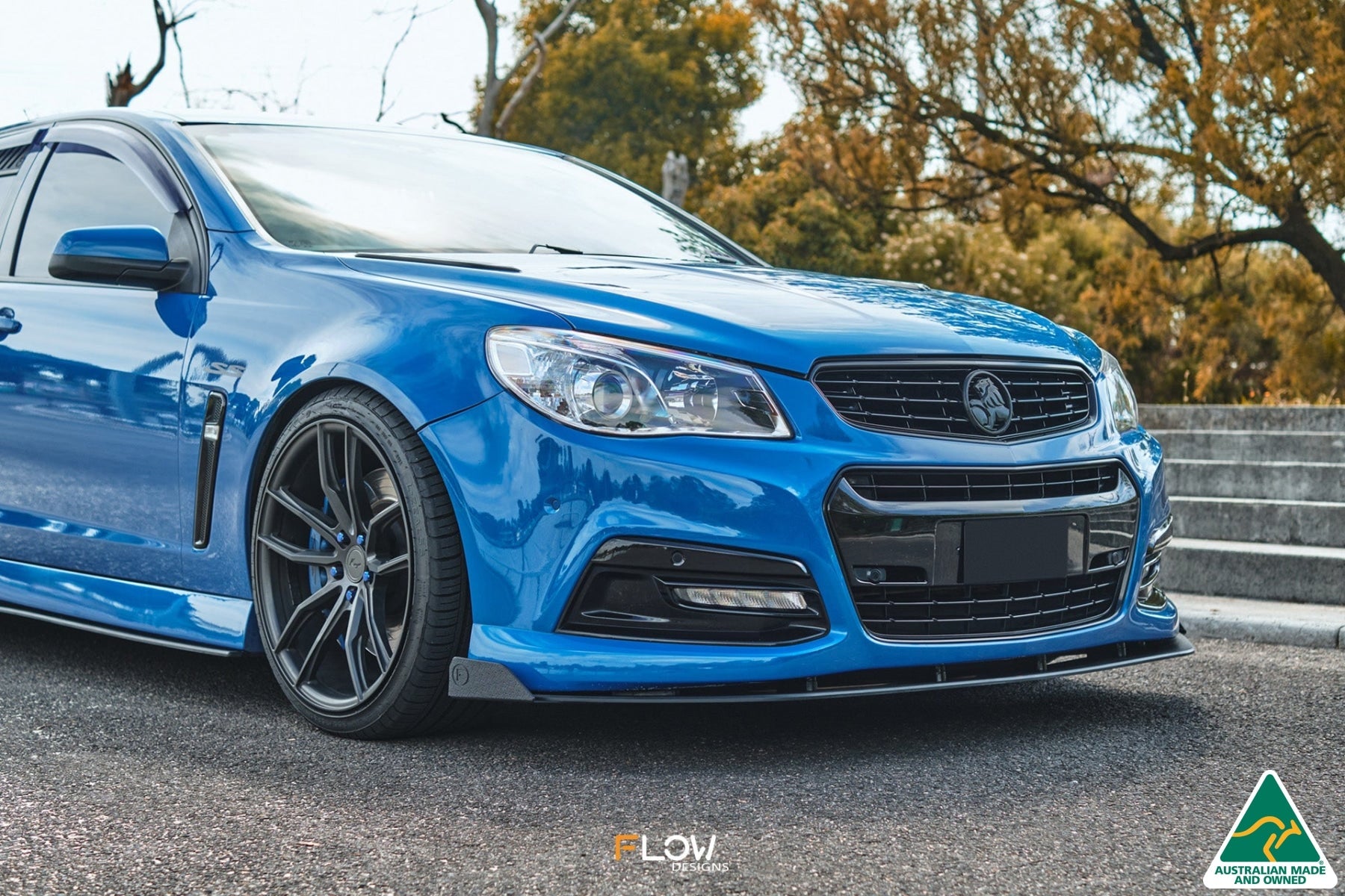 Flow Designs VF Commodore S1 Wagon Front Lip Splitter - iilumolab