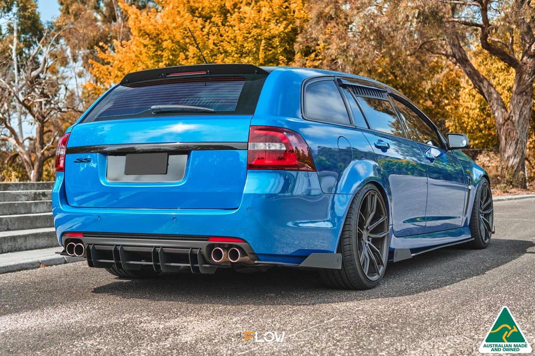 Flow Designs VF Commodore S1 Wagon Rear Spats (Pair) - iilumolab