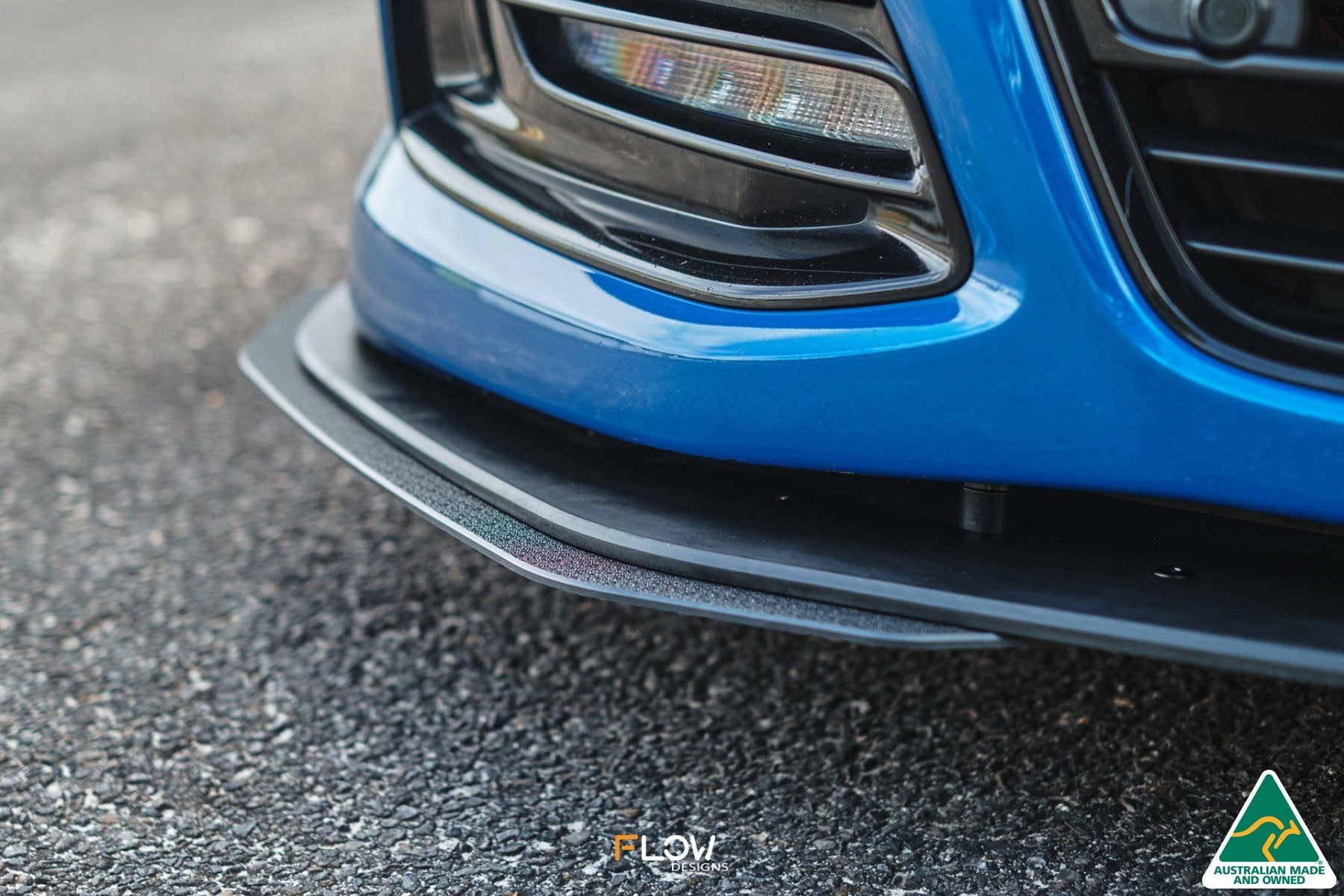 Flow Designs VF Commodore S1 Wagon Front Lip Splitter Extensions (Pair) - iilumolab