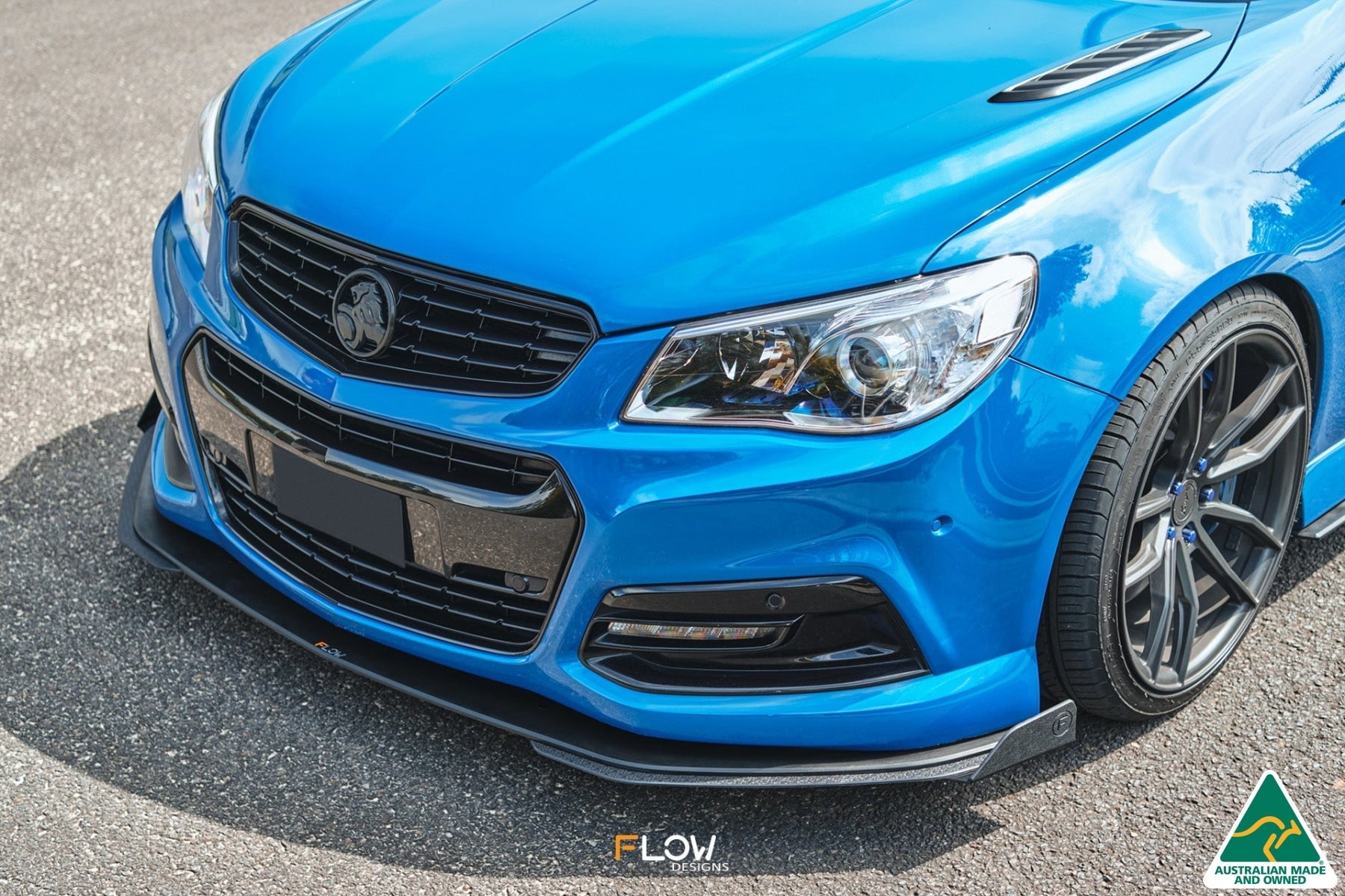 Flow Designs VF Commodore S1 Wagon Front Lip Splitter - iilumolab