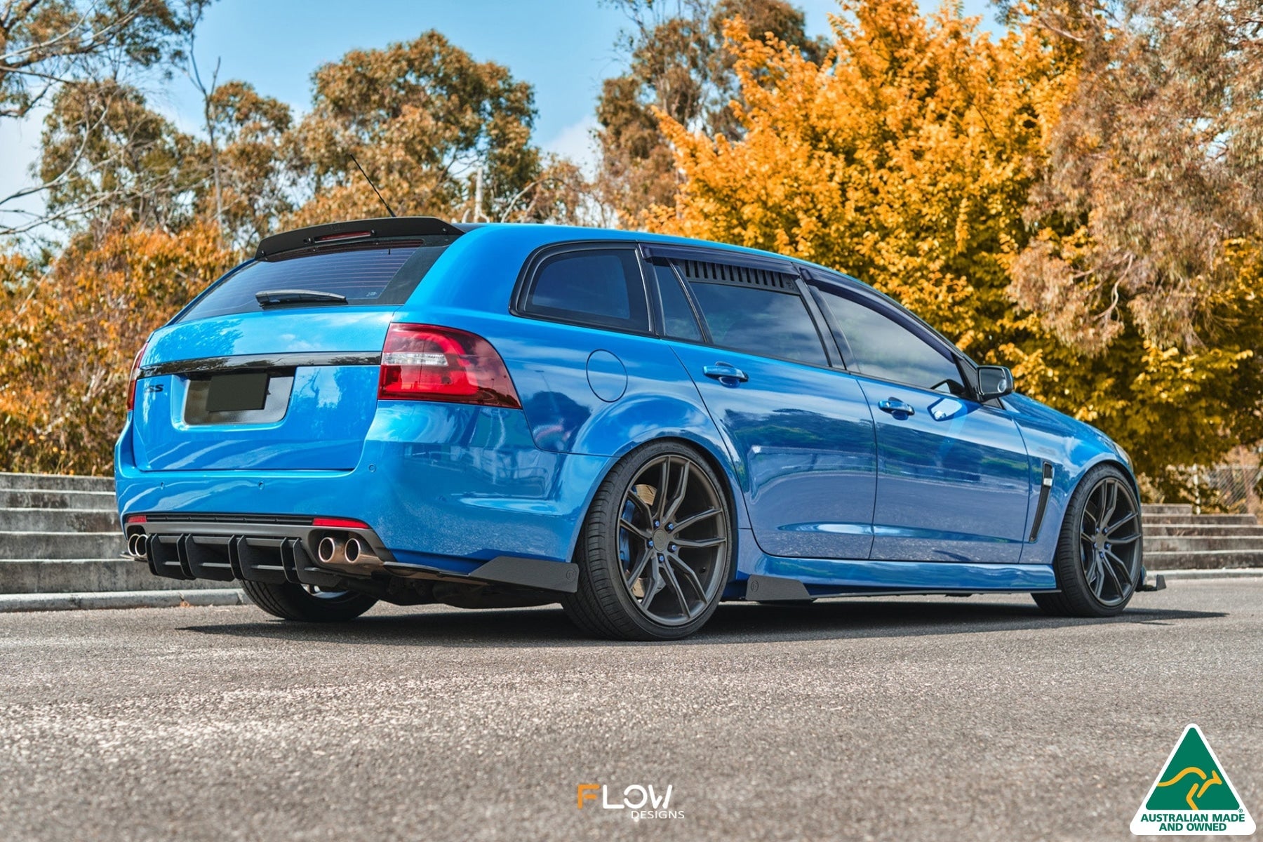 Flow Designs VF Commodore S1 Wagon Rear Spat Winglets (Pair) - iilumolab