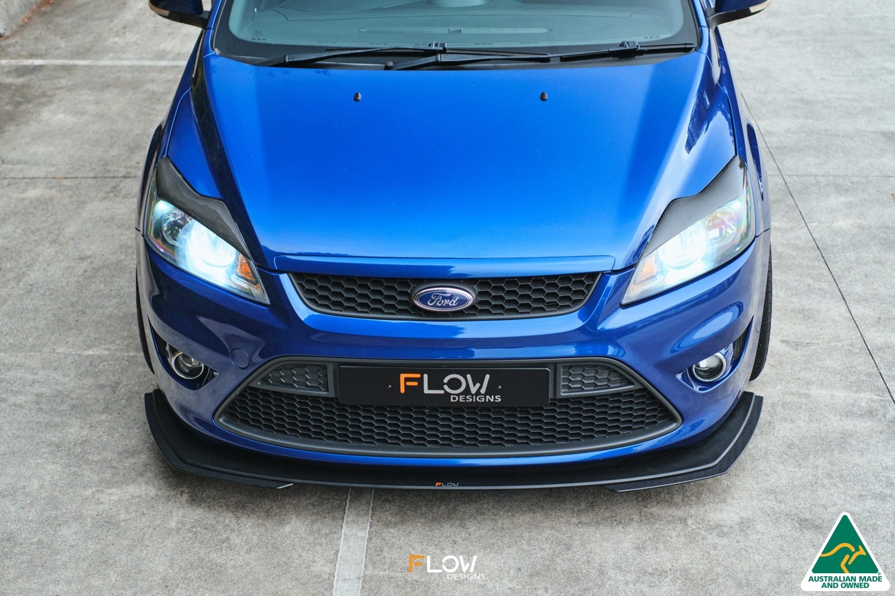 XR5 Focus Turbo Front Lip Splitter Extensions (Pair) - iilumolab