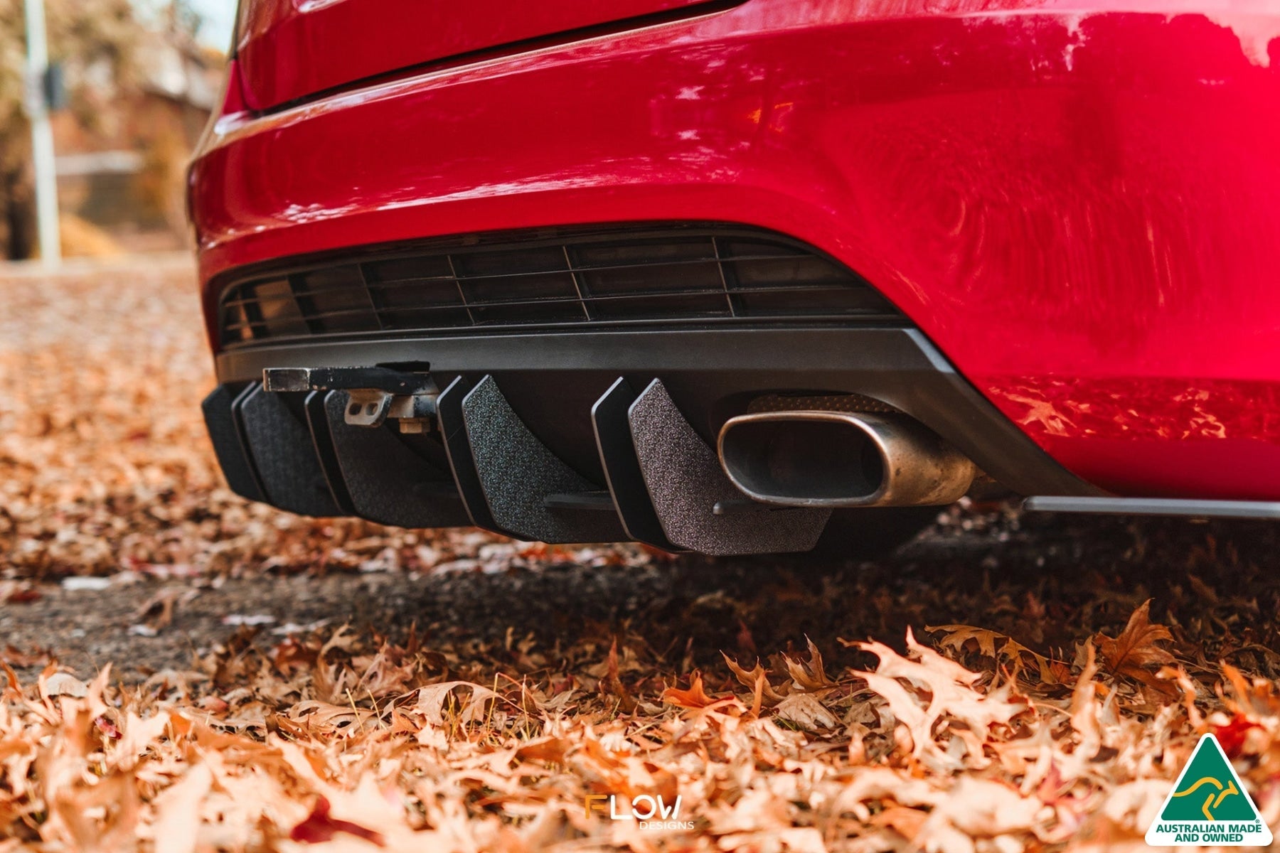 Flow Designs DISCONTINUED SANDED MATTE FINISH - MK1 Falcon FG Flow-Lock Rear Diffuser - iilumolab