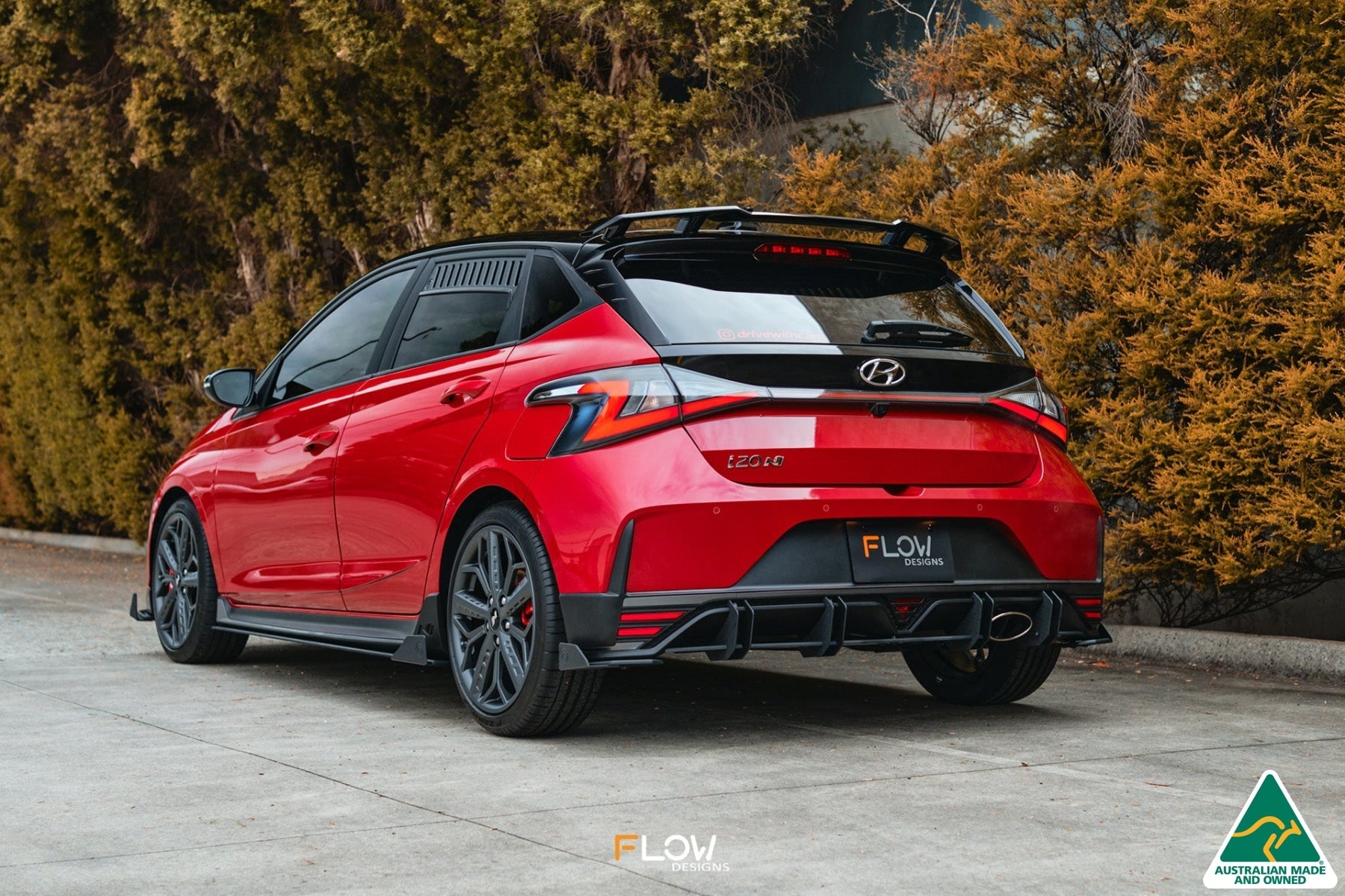 Flow Designs i20 N BC3 Pre-Facelift - Flow-Lock Rear Diffuser - iilumolab