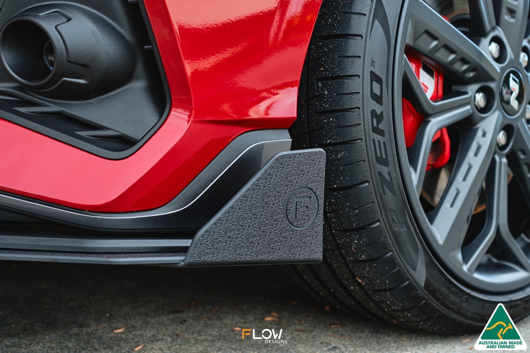 Flow Designs i20 N BC3 Front Lip Splitter Winglets (Pair)