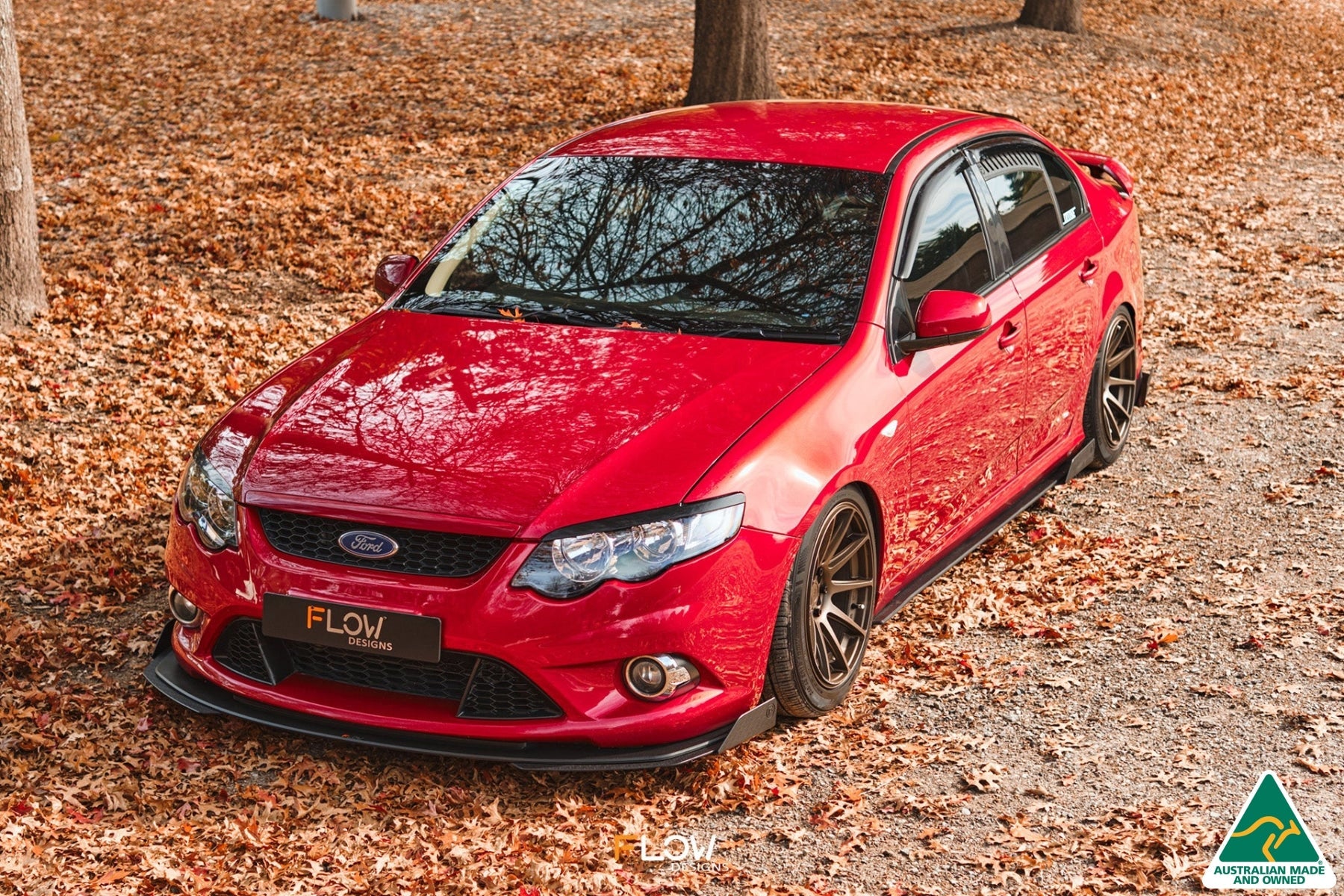 Flow Designs MK1 Falcon FG Front Lip Splitter Extensions (Pair) - iilumolab