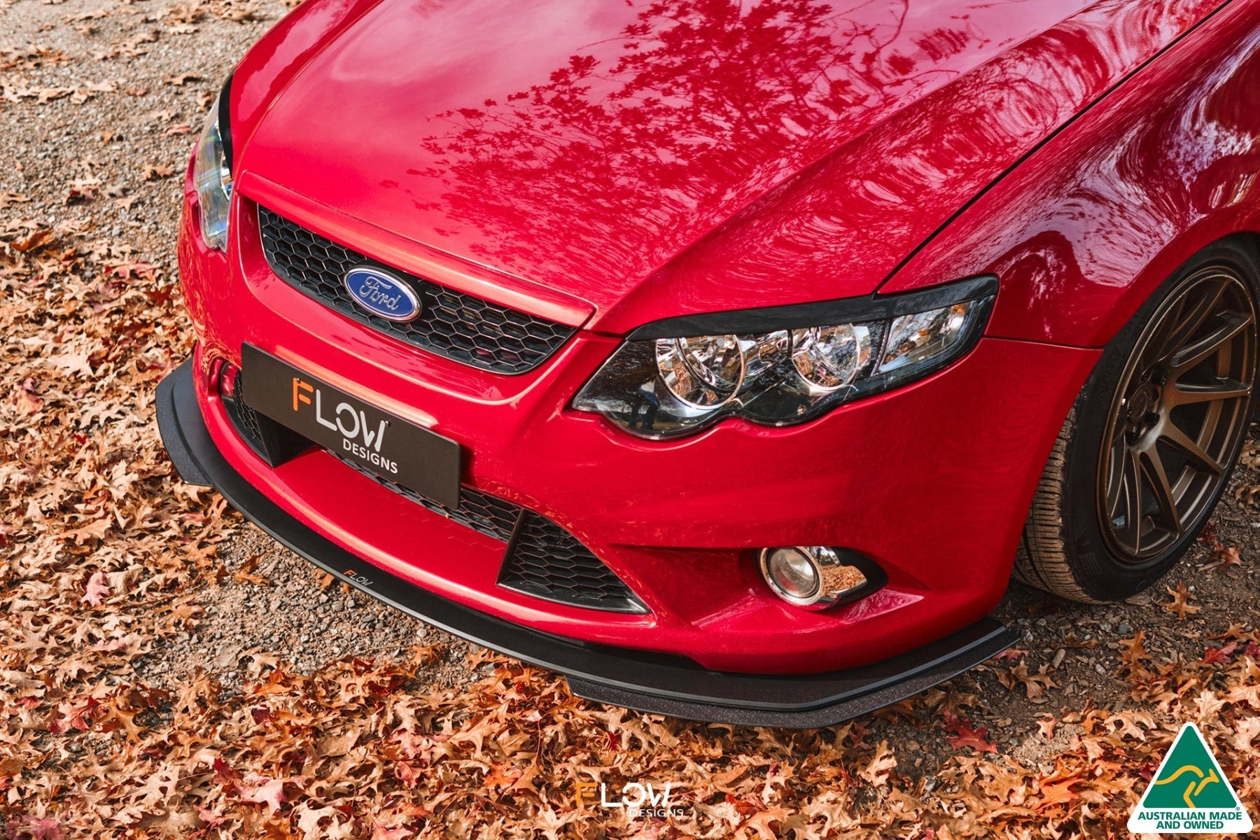 Flow Designs MK1 Falcon FG Front Lip Splitter Extensions (Pair) - iilumolab