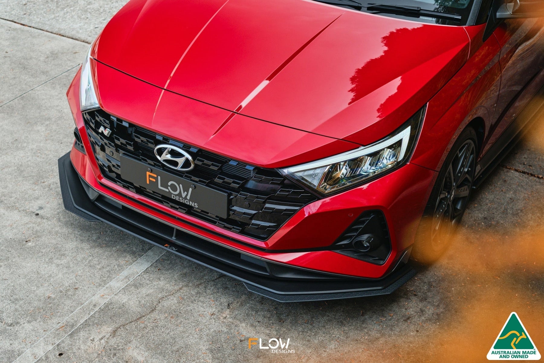 Flow Designs i20 N BC3 Front Lip Splitter Extensions (Pair) - iilumolab