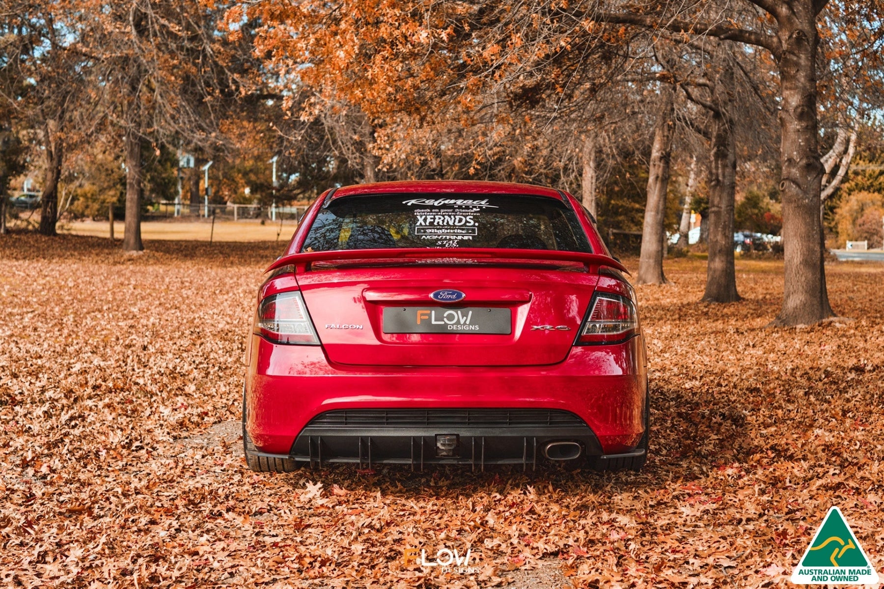 Flow Designs DISCONTINUED SANDED MATTE FINISH - MK1 Falcon FG Flow-Lock Rear Diffuser - iilumolab