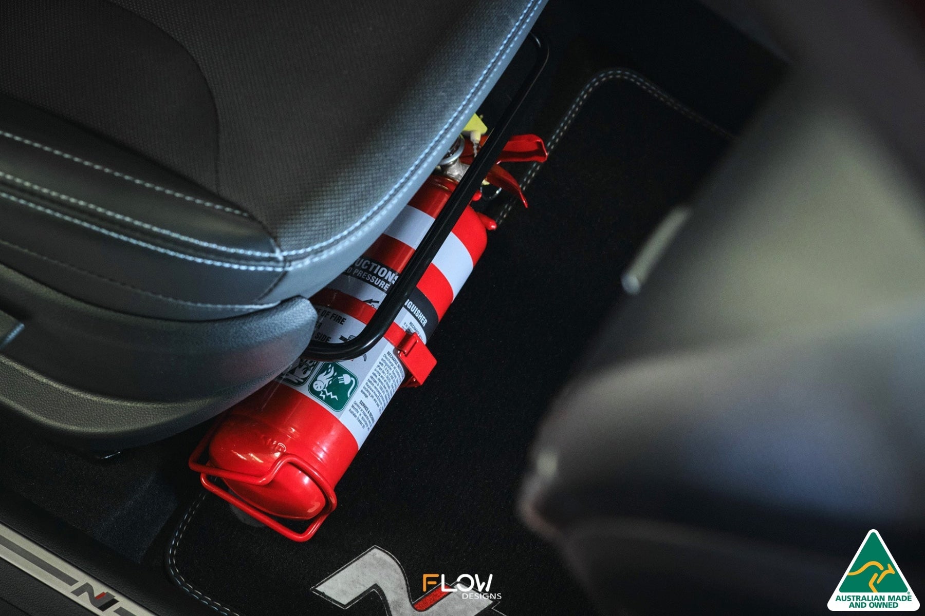 Flow Designs i20 N BC3 Adjustable Fire Extinguisher Bracket/Mount - iilumolab