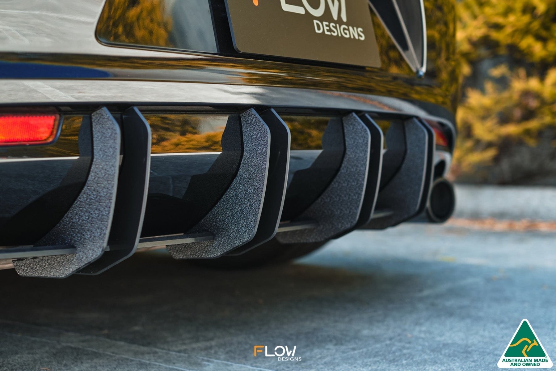 Flow Designs Scirocco R PFL V3 Flow-Lock Rear Diffuser - iilumolab