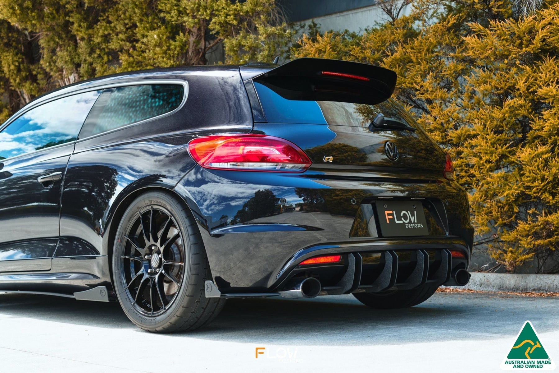 Flow Designs Scirocco R PFL V3 Rear Spat Winglets (Pair) - iilumolab