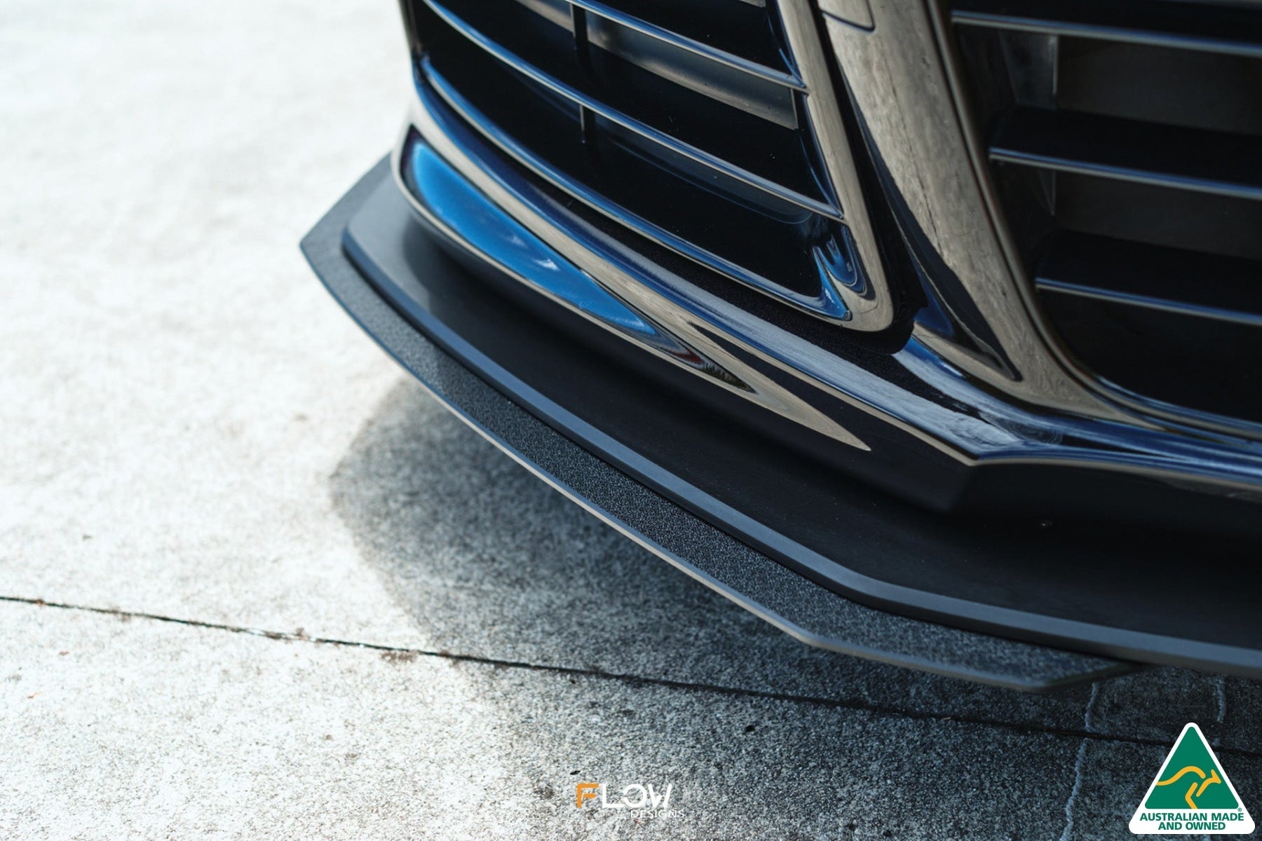 Flow Designs Scirocco R PFL V3 Front Lip Splitter Extensions (Pair) - iilumolab
