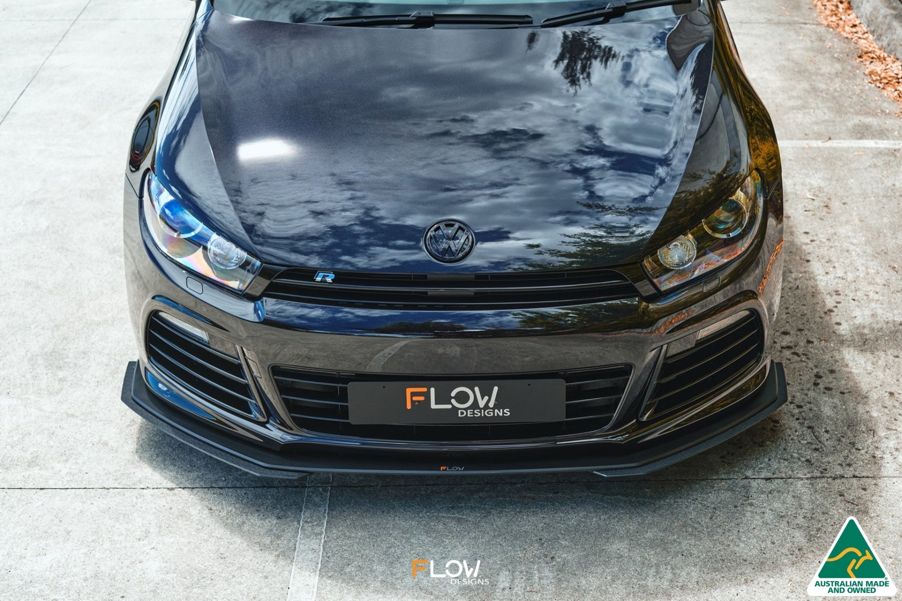 Flow Designs Scirocco R PFL V3 Front Lip Splitter - iilumolab