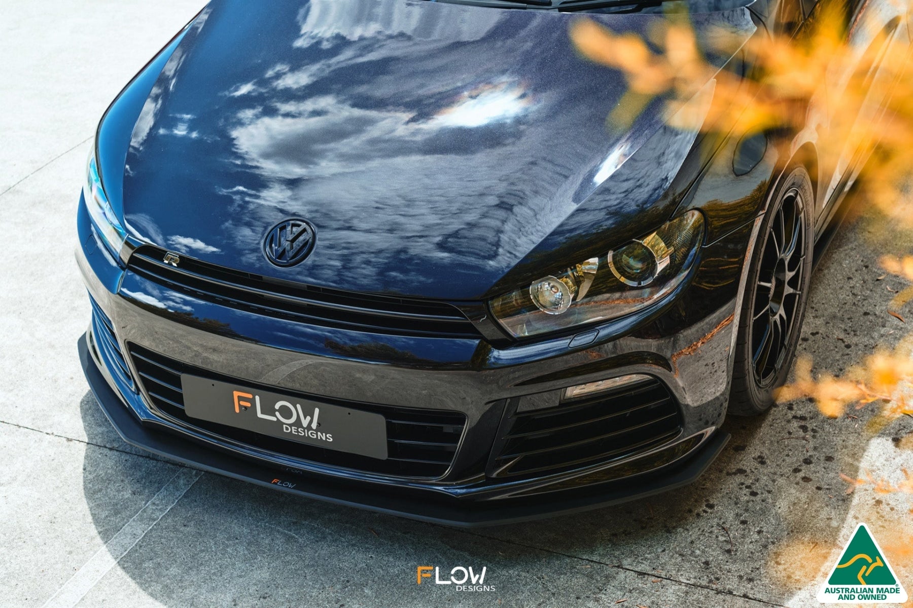 Flow Designs Scirocco R PFL V3 Front Lip Splitter - iilumolab