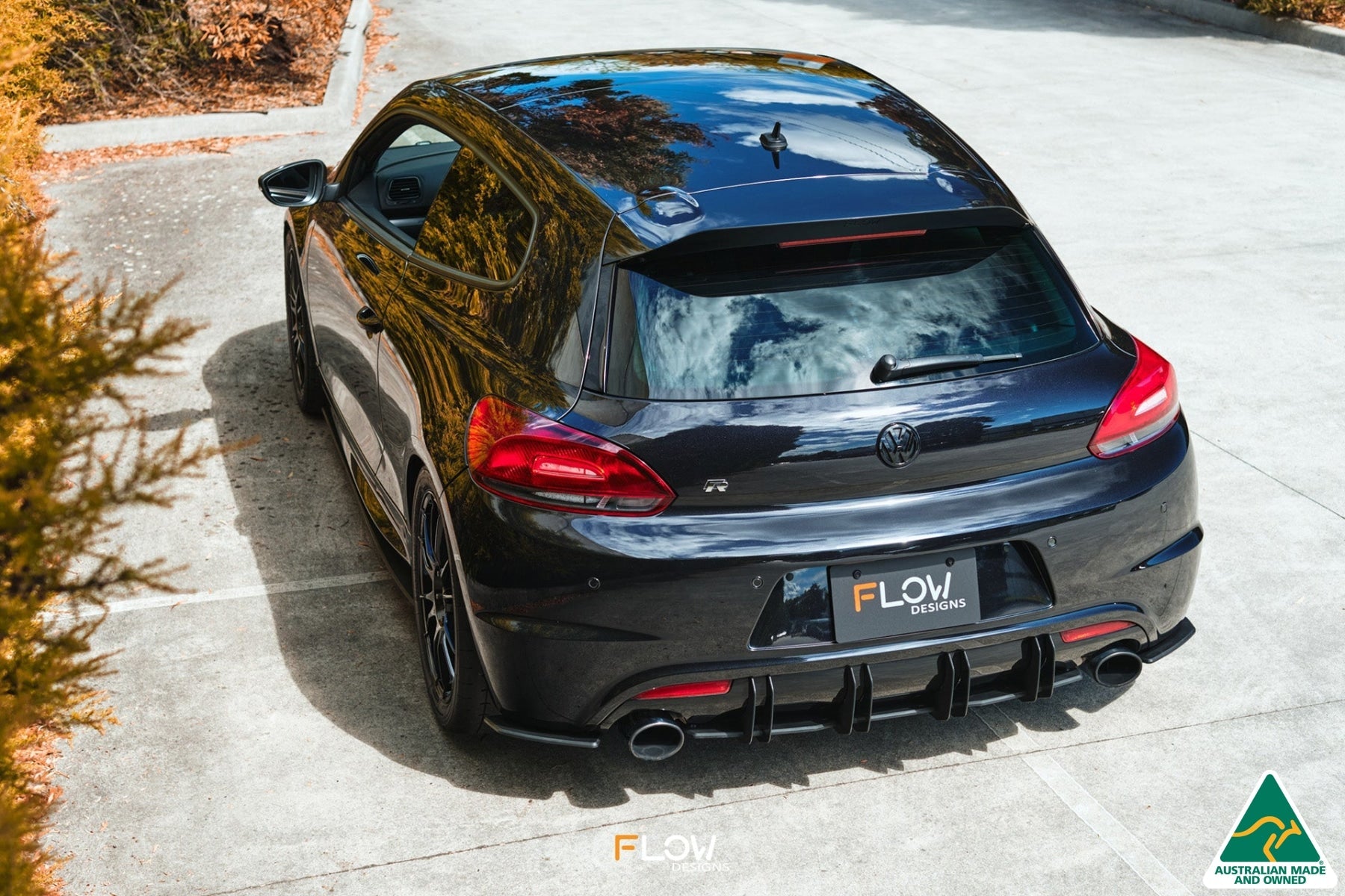 Flow Designs Scirocco R PFL V3 Rear Spats (Pair) - iilumolab
