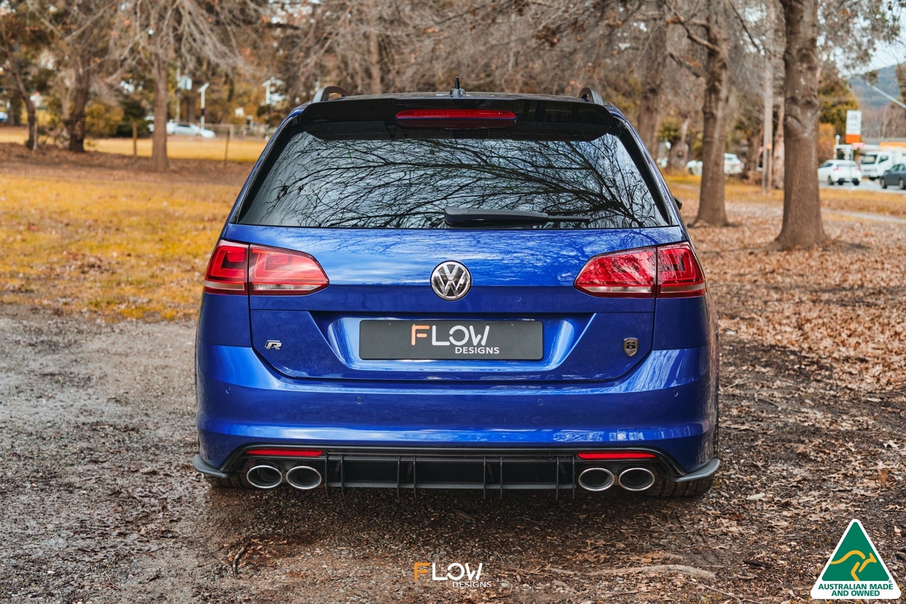 Flow Designs MK7 Golf R Wagon Flow-Lock Rear Diffuser - iilumolab