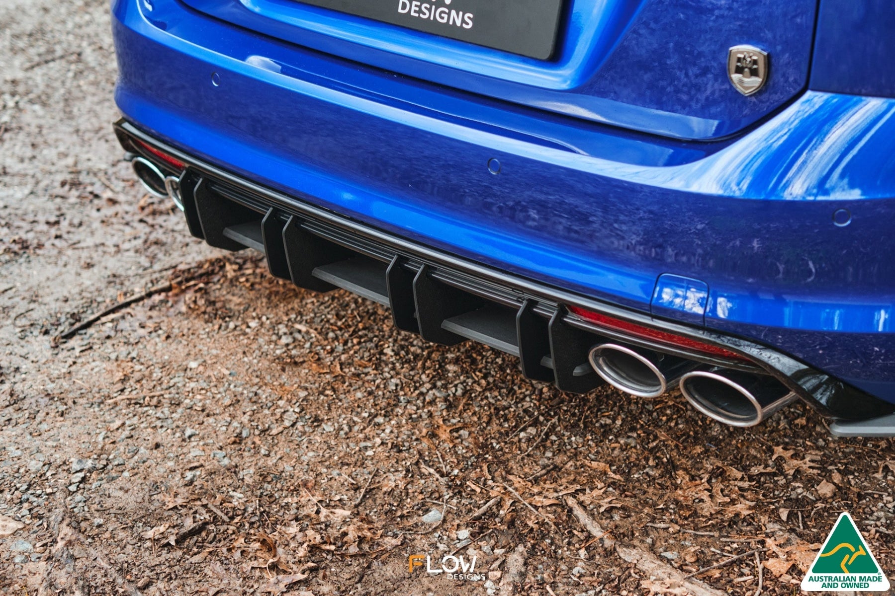 Flow Designs MK7 Golf R Wagon Flow-Lock Rear Diffuser - iilumolab