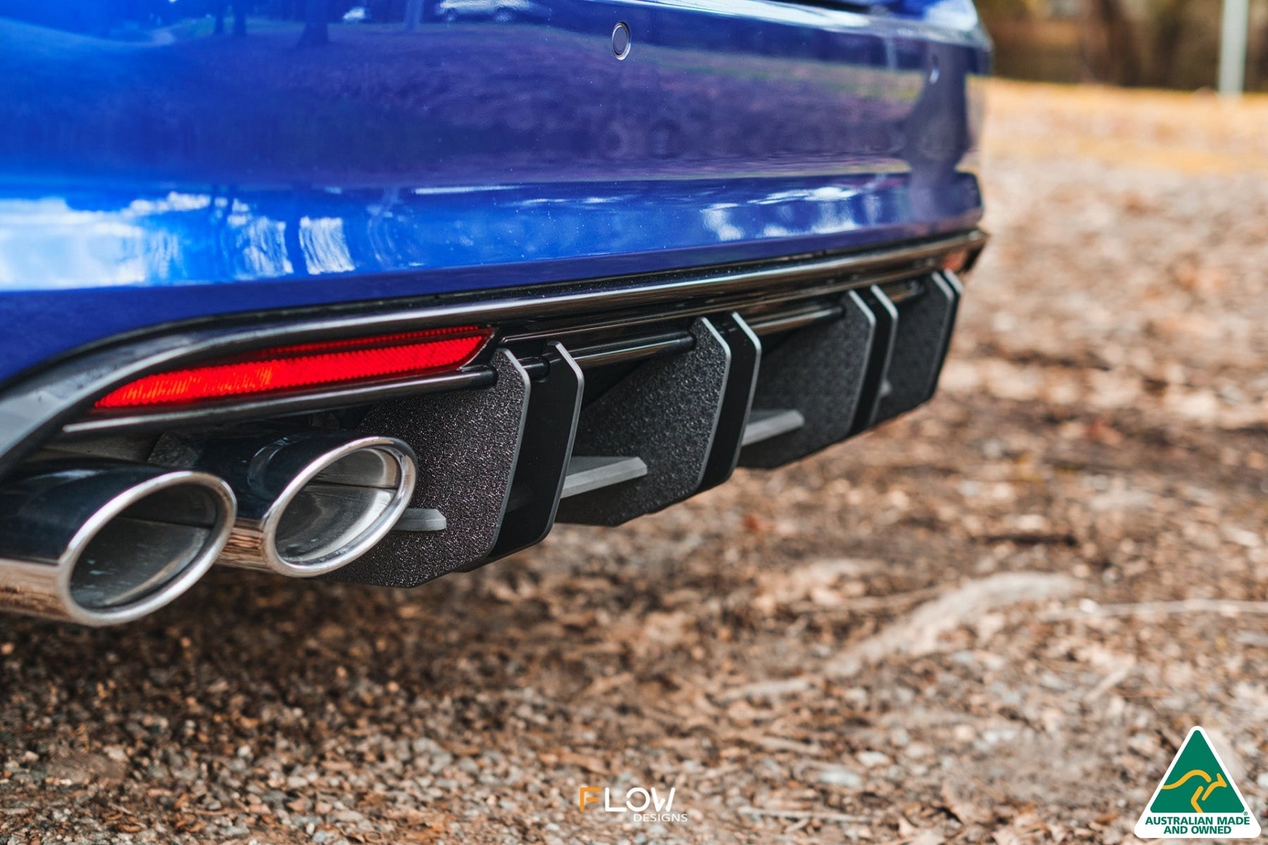 Flow Designs MK7 Golf R Wagon Flow-Lock Rear Diffuser - iilumolab