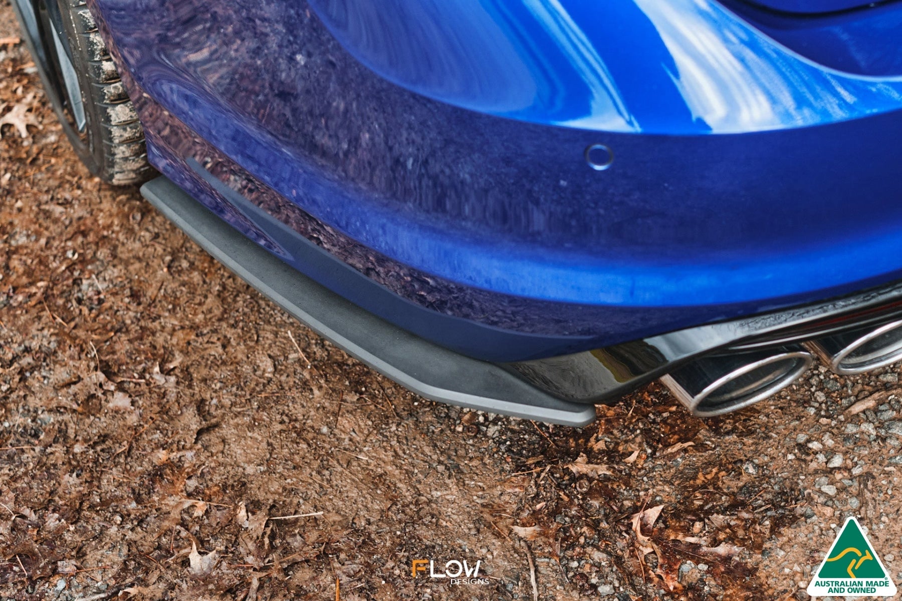 Flow Designs MK7 Golf R Wagon Rear Spats V3 (Pair)
