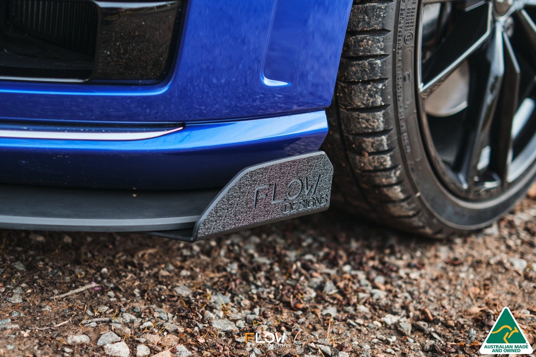 Flow Designs MK7 Golf R Wagon Front Lip Splitter Winglets (Pair) - iilumolab