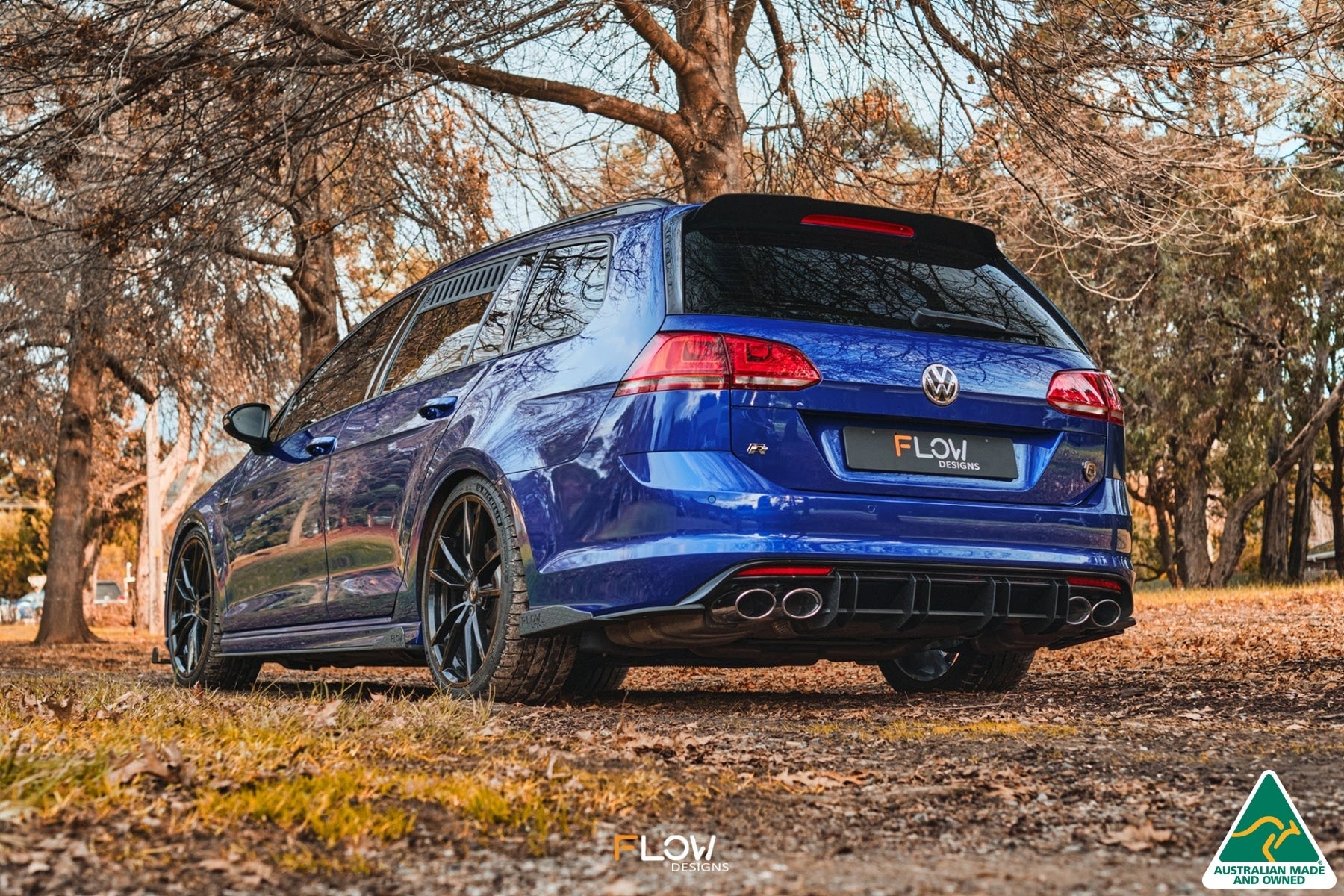 Flow Designs MK7 Golf R Wagon Rear Spoiler Extension - iilumolab