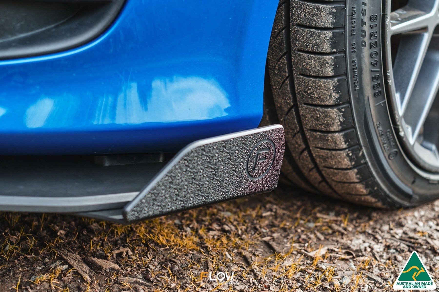Flow Designs S3 8P2 Hatch (FL) Front Lip Splitter Winglets (Pair)