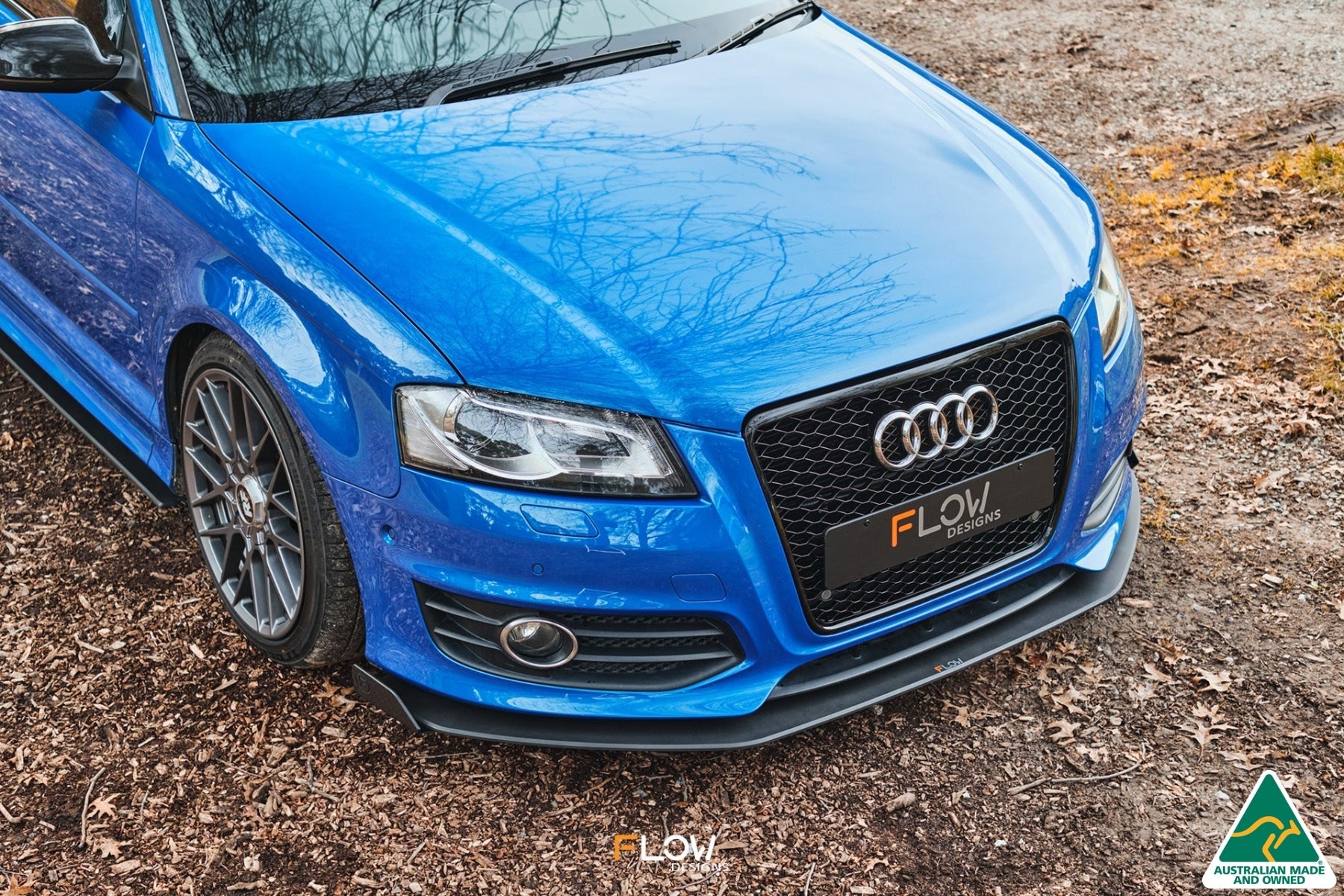 Flow Designs S3 8P2 Hatch (FL) Front Lip Splitter Winglets (Pair)