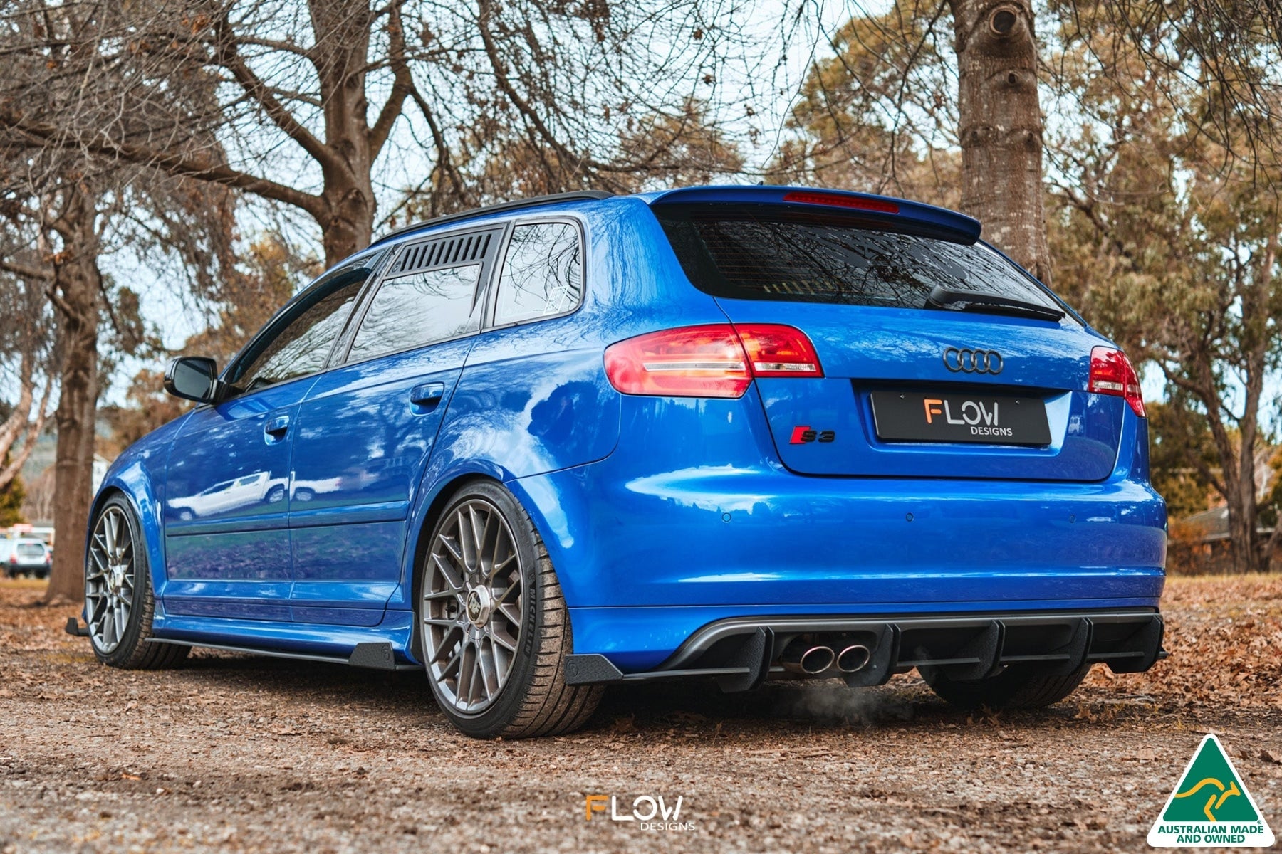 Flow Designs S3 8P2 Hatch (FL) Side Skirt Splitter Winglets (Pair) - iilumolab