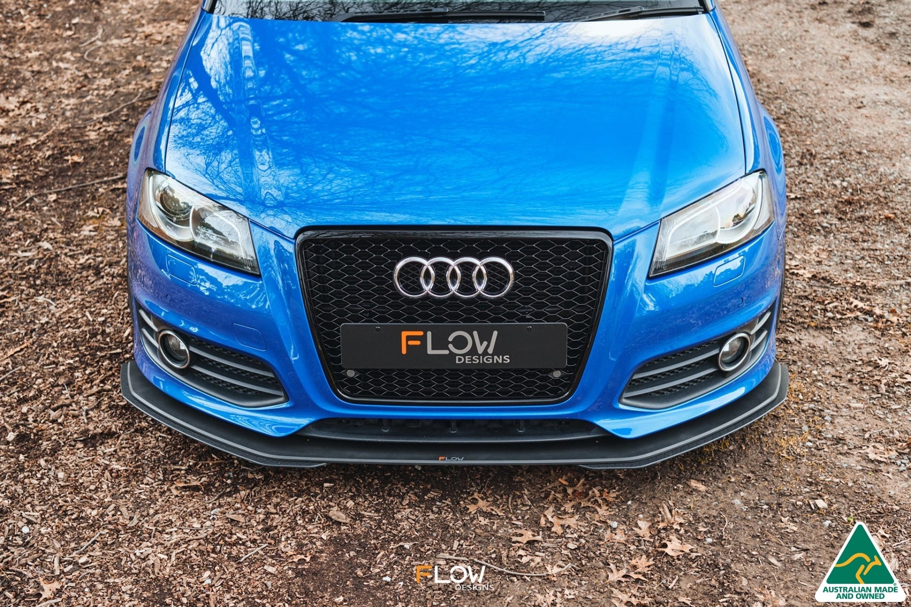 Flow Designs S3 8P2 Hatch (FL) Front Lip Splitter Extensions (Pair) - iilumolab