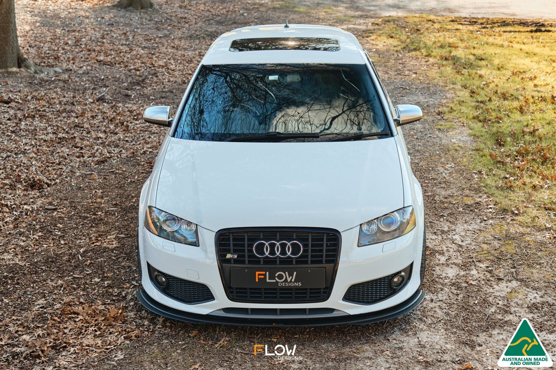 Flow Designs S3 8P Hatch (PFL) Front Lip Splitter Extensions (Pair) - iilumolab