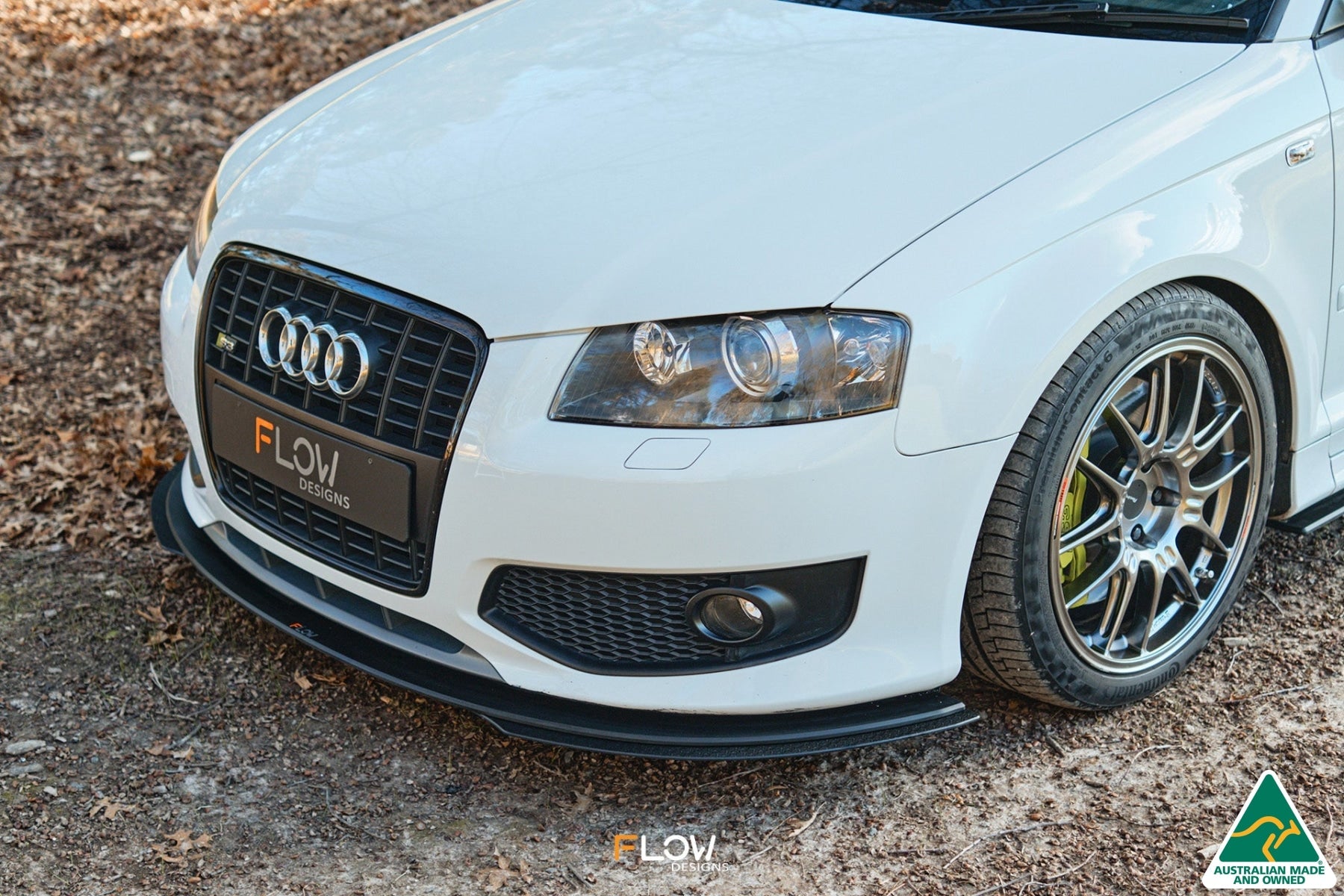 Flow Designs S3 8P Hatch (PFL) Front Lip Splitter Extensions (Pair) - iilumolab