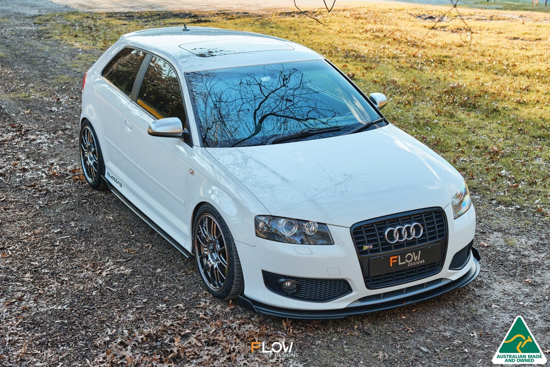 Flow Designs S3 8P Hatch (PFL) Front Lip Splitter V3 - iilumolab
