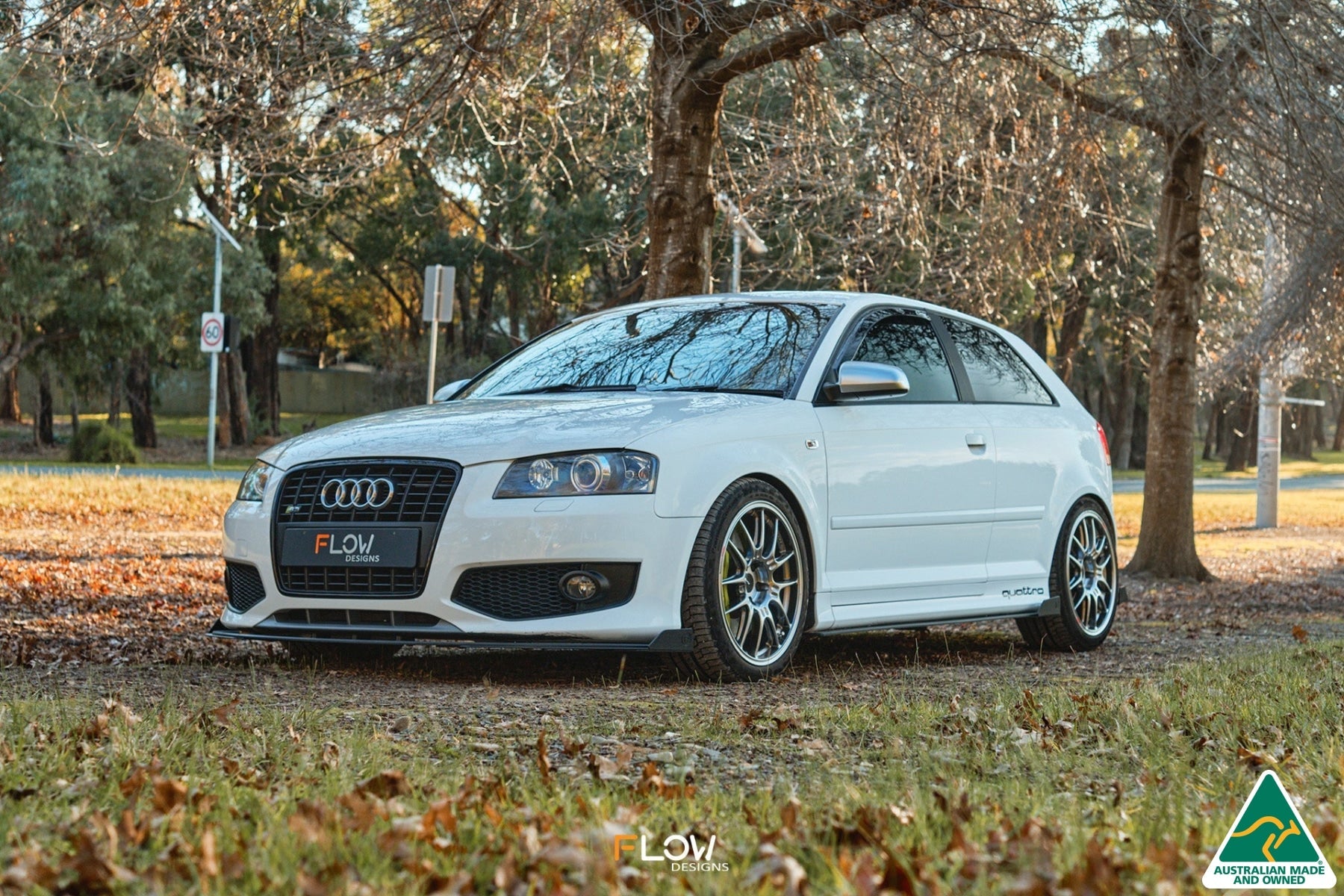 Flow Designs S3 8P Hatch (PFL) Front Lip Splitter Winglets (Pair) - iilumolab
