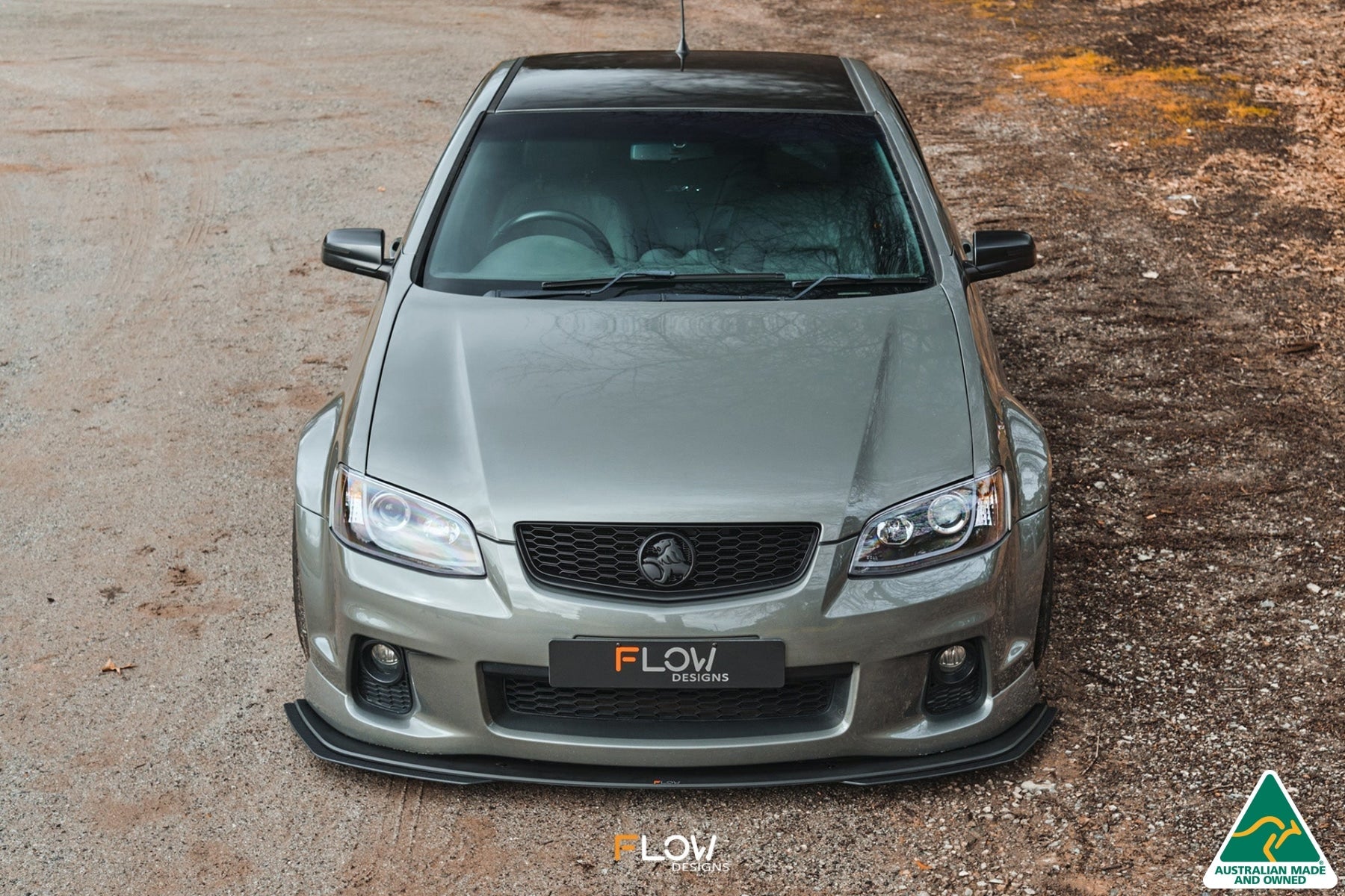 Flow Designs VE Commodore Ute Front Lip Splitter Extensions (Pair) - iilumolab