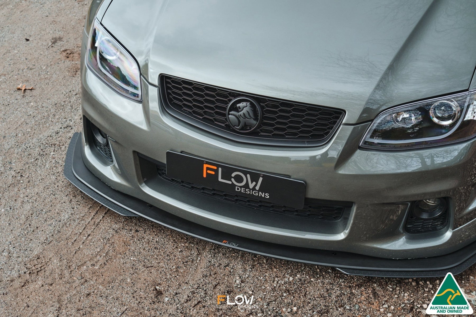 Flow Designs VE Commodore Ute Front Lip Splitter Extensions (Pair) - iilumolab