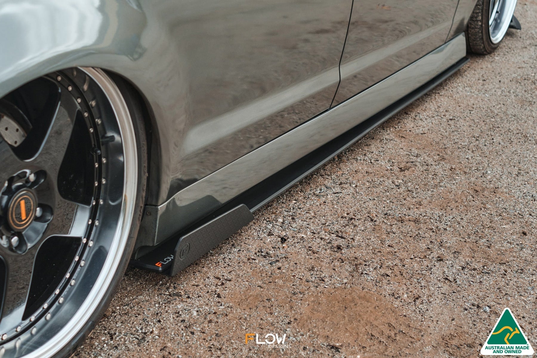 Flow Designs VE Commodore Ute Side Skirt Splitter Winglets (Pair) - iilumolab