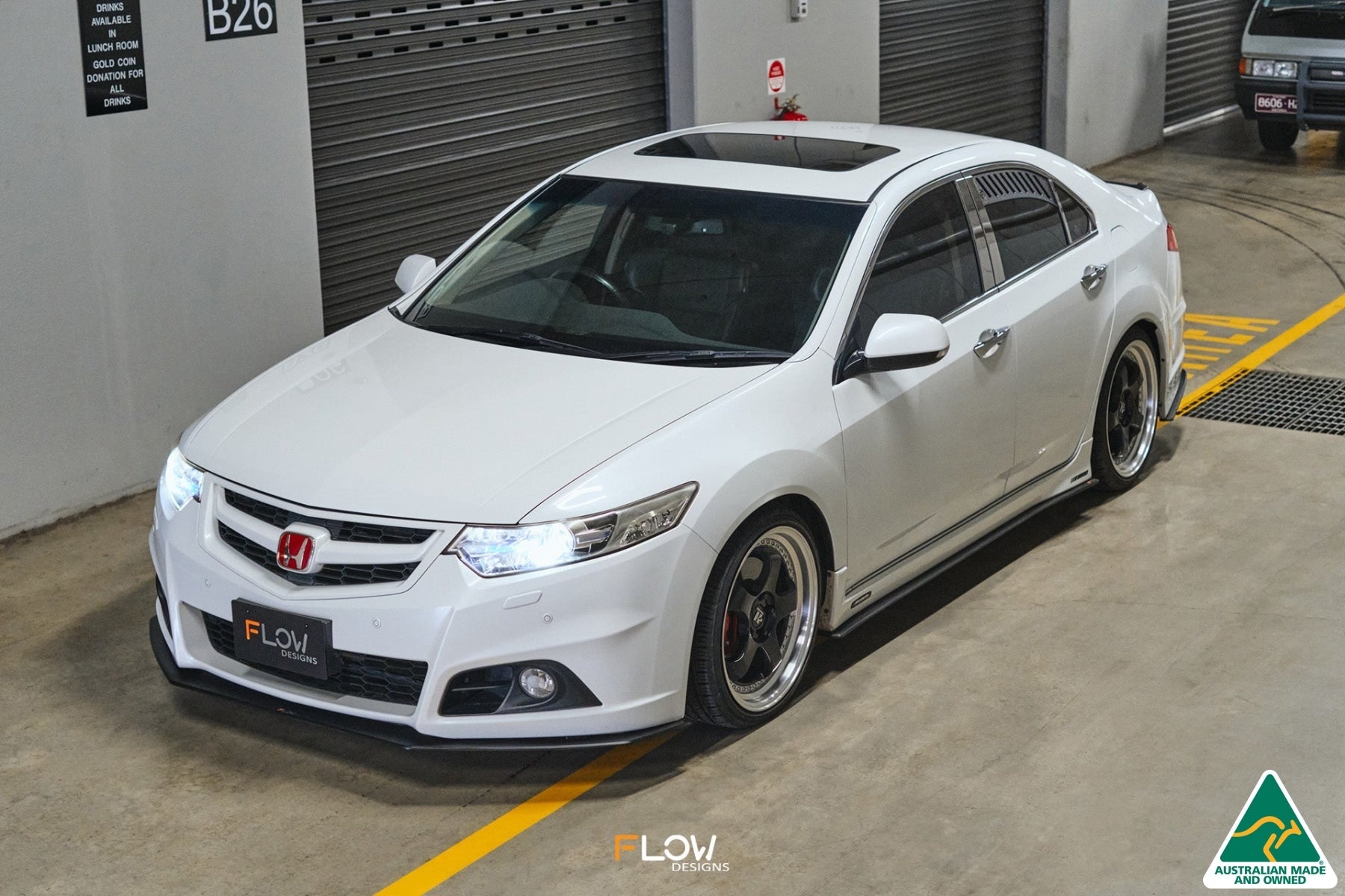 Flow Designs CU2 Accord Euro Front Lip Splitter - Modulo - iilumolab