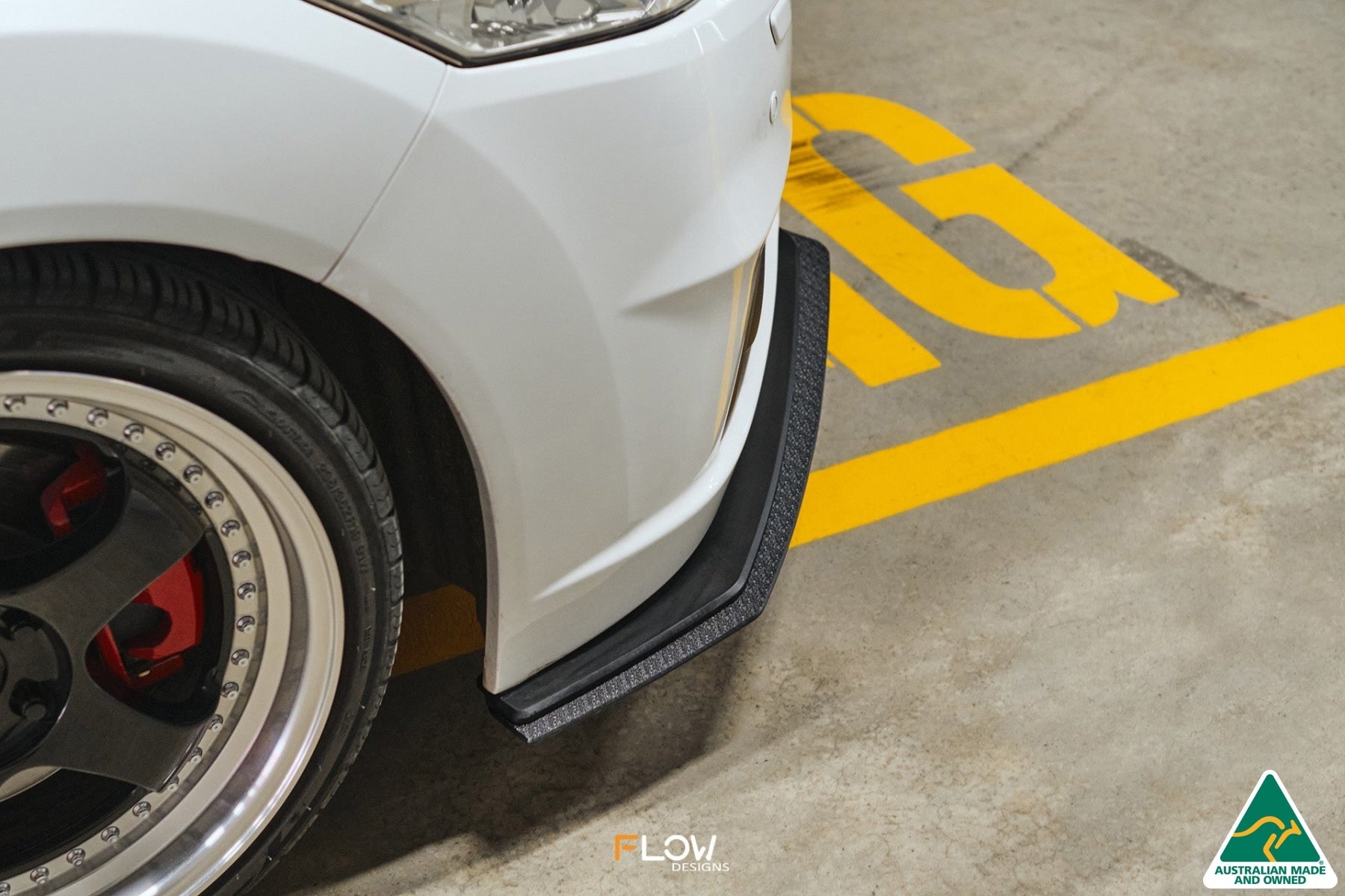 Flow Designs CU2 Accord Euro Front Lip Splitter Extensions - Modulo (Pair) - iilumolab